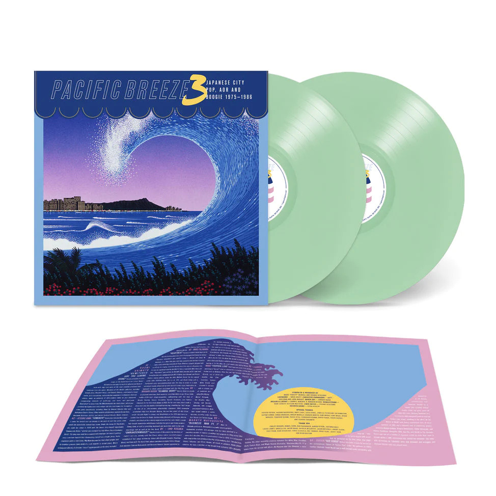 Pacific Breeze 3: Japanese City Pop 2-LP Vinyl Seafoam Green Color Variant – New