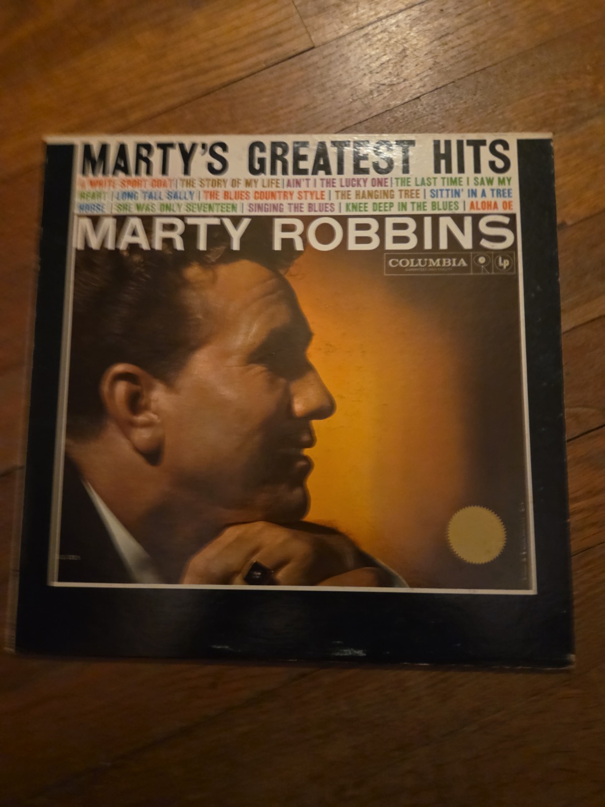 Marty Robbins – Marty’s Greatest Hits LP Vinyl Record Columbia CL 1325 Mono 1960
