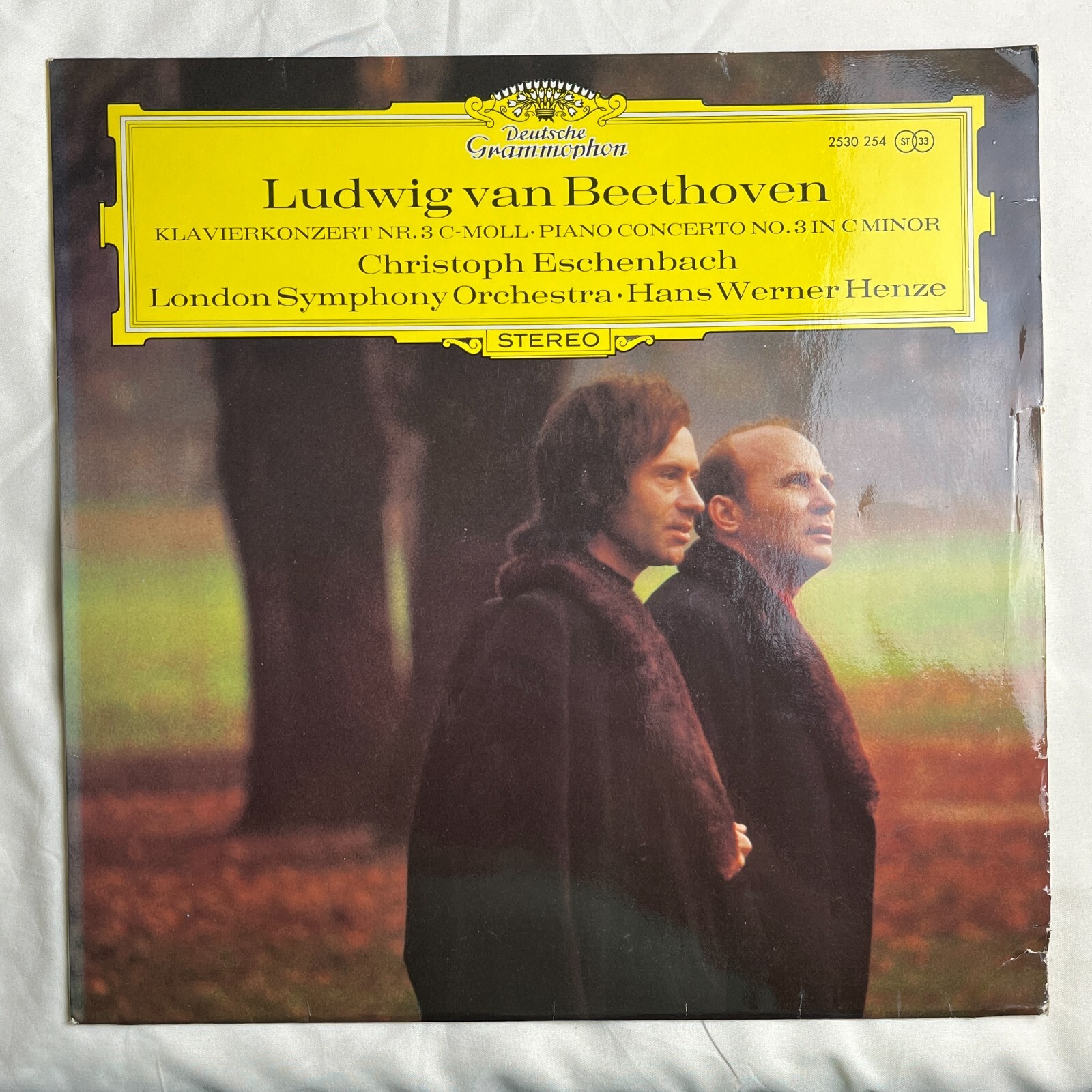 BEETHOVEN Piano Concerto No. 3 1972 Vinyl LP Deutsche Grammophon 2530 254 – VG