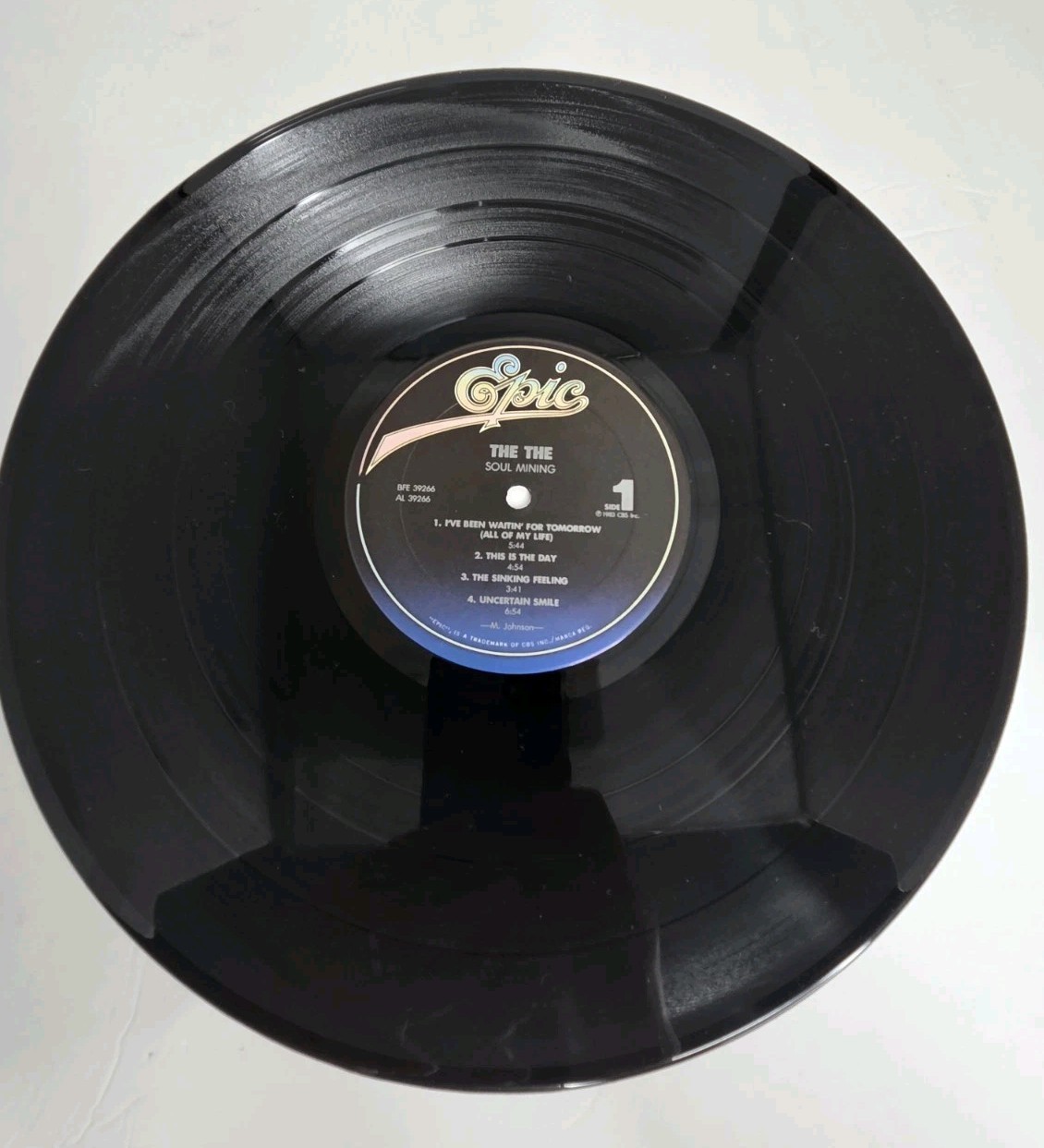 The The Soul Mining 1984 Post-punk synth-pop LP Record Vinyl VG CBS Epic
