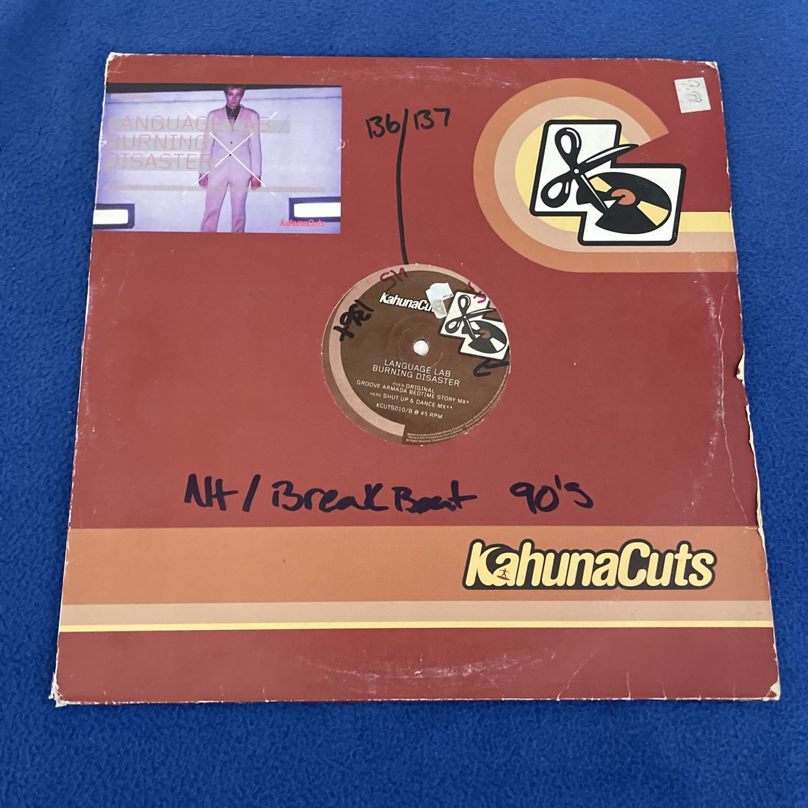 Language Lab Burning Disaster Groove Armada Club Vinyl Record House 90s Alt
