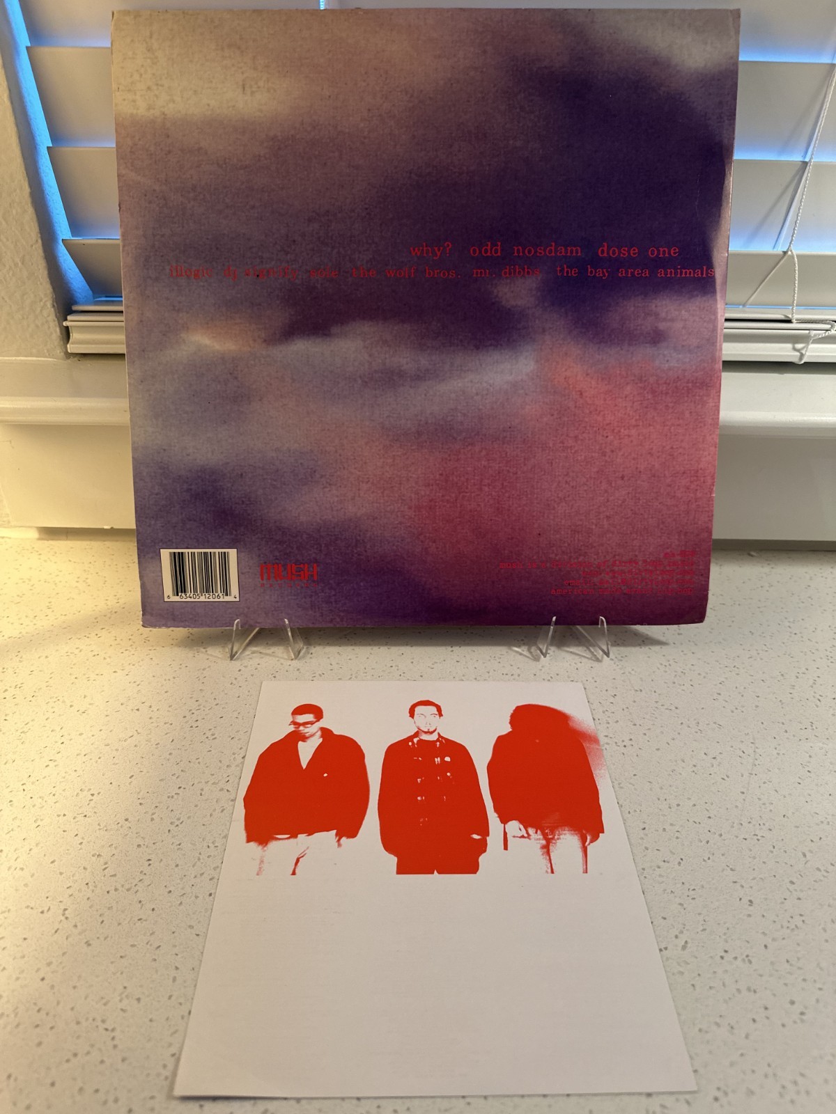 cLOUDDEAD ‎– cLOUDDEAD Mush ‎– MH-206 3 x vinyl Abstract Hip Hop 2001 (VG+)