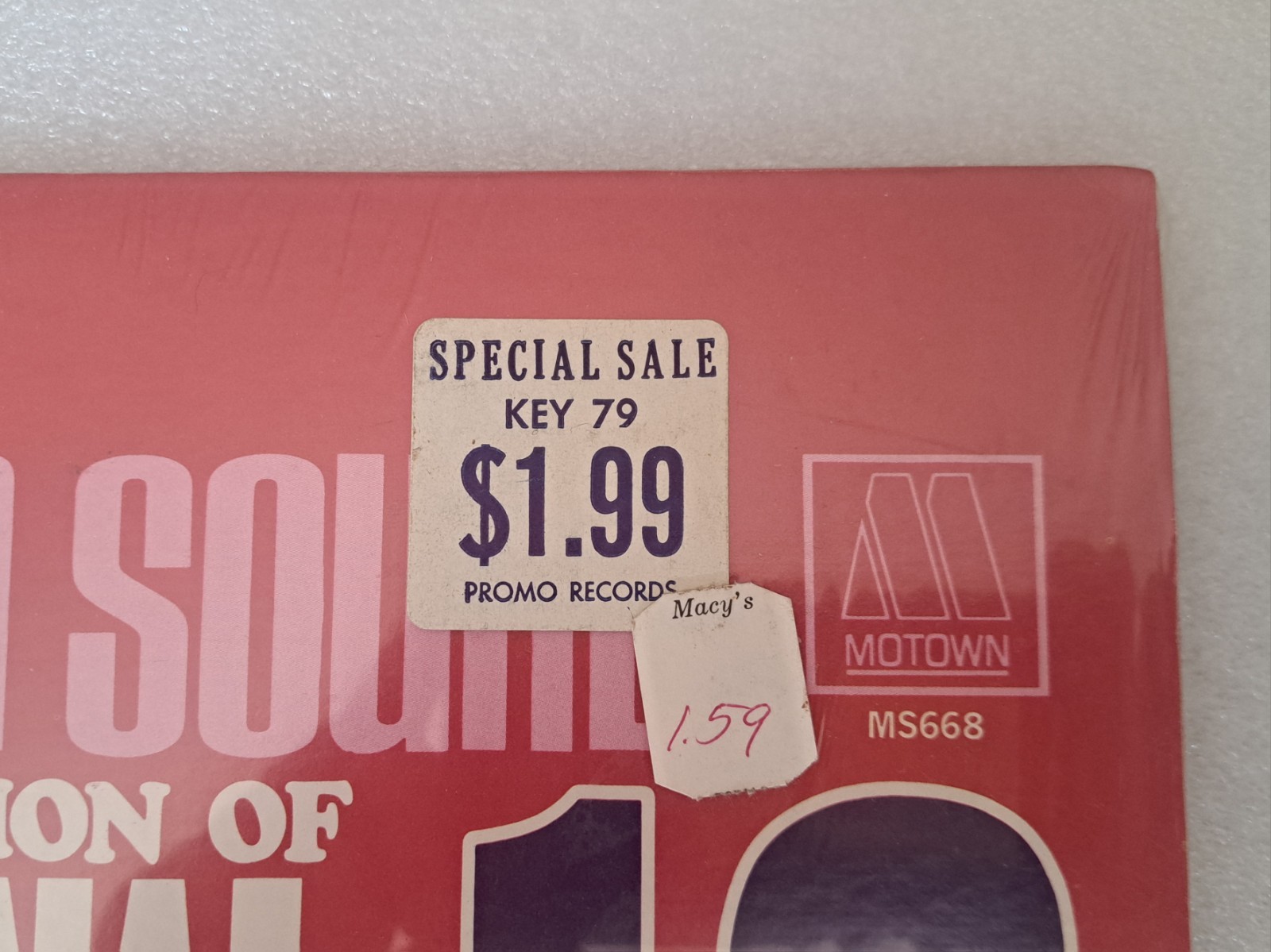 The Motown Sound A Collection Of 16 Big Hits Vol. 9 MS668 LP NM Shrink