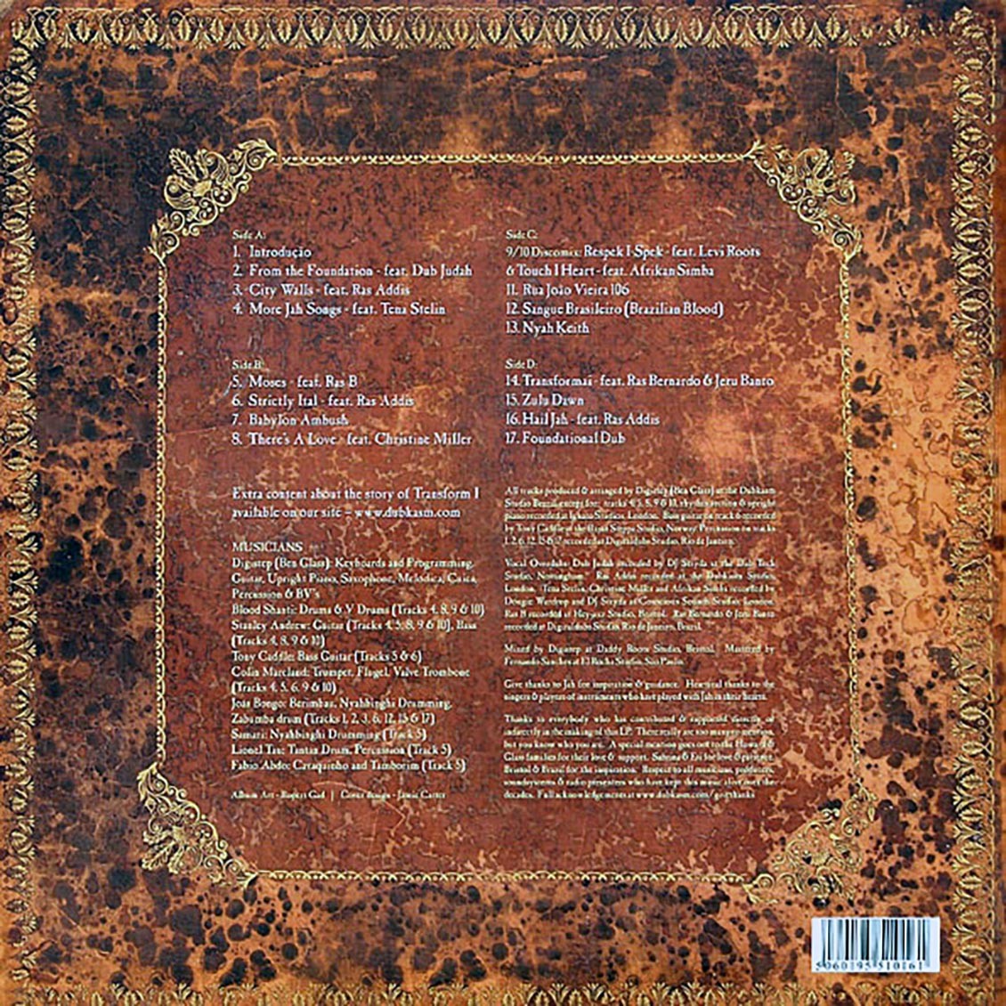 Various – Transform I (2009 FIRST PRESS) (2xLP) [New Vinyl LP]