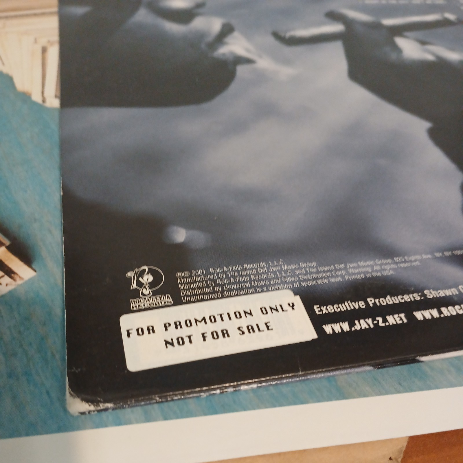 Jay-Z The Blueprint 2lp Blue Vinyl 2001 1st PROMO Press LIMITED W/Insert VG+/NM-