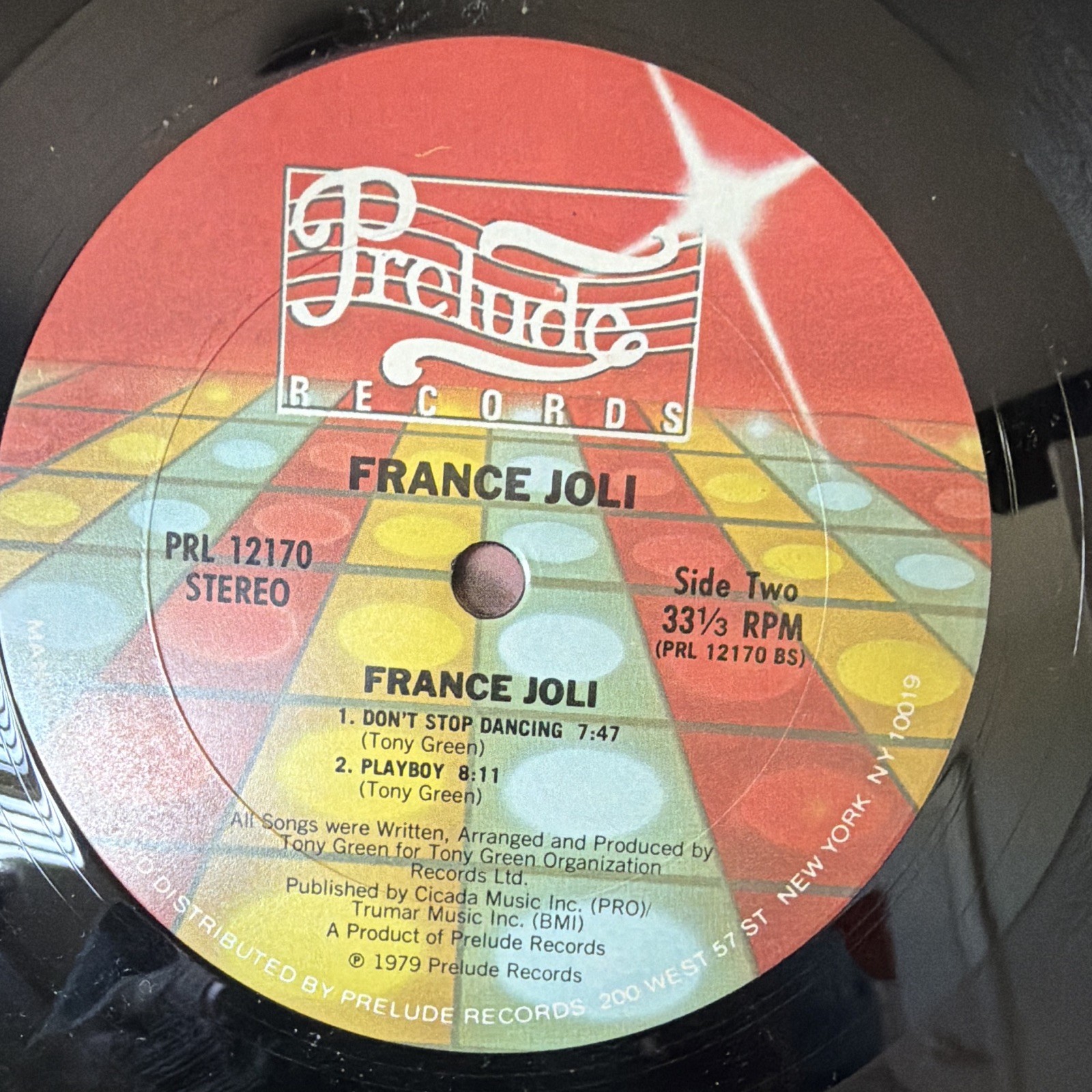 France Joli “France Joli” LP Vinyl 33 RPM Stereo (1979) Prelude PRL 12170