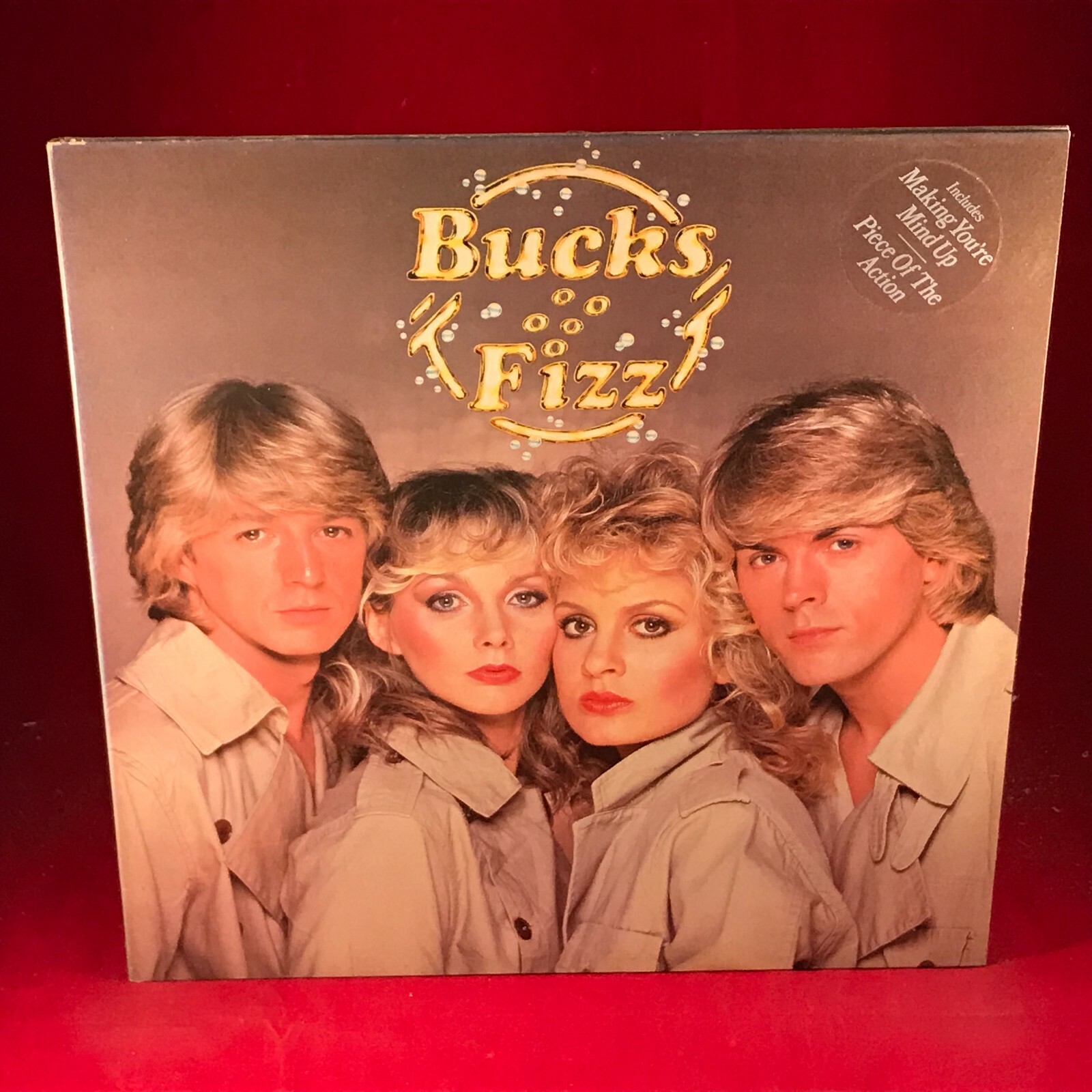 BUCKS FIZZ 1981 UK Debut VINYL LP One Of Those Nights Making Your Mind Up same