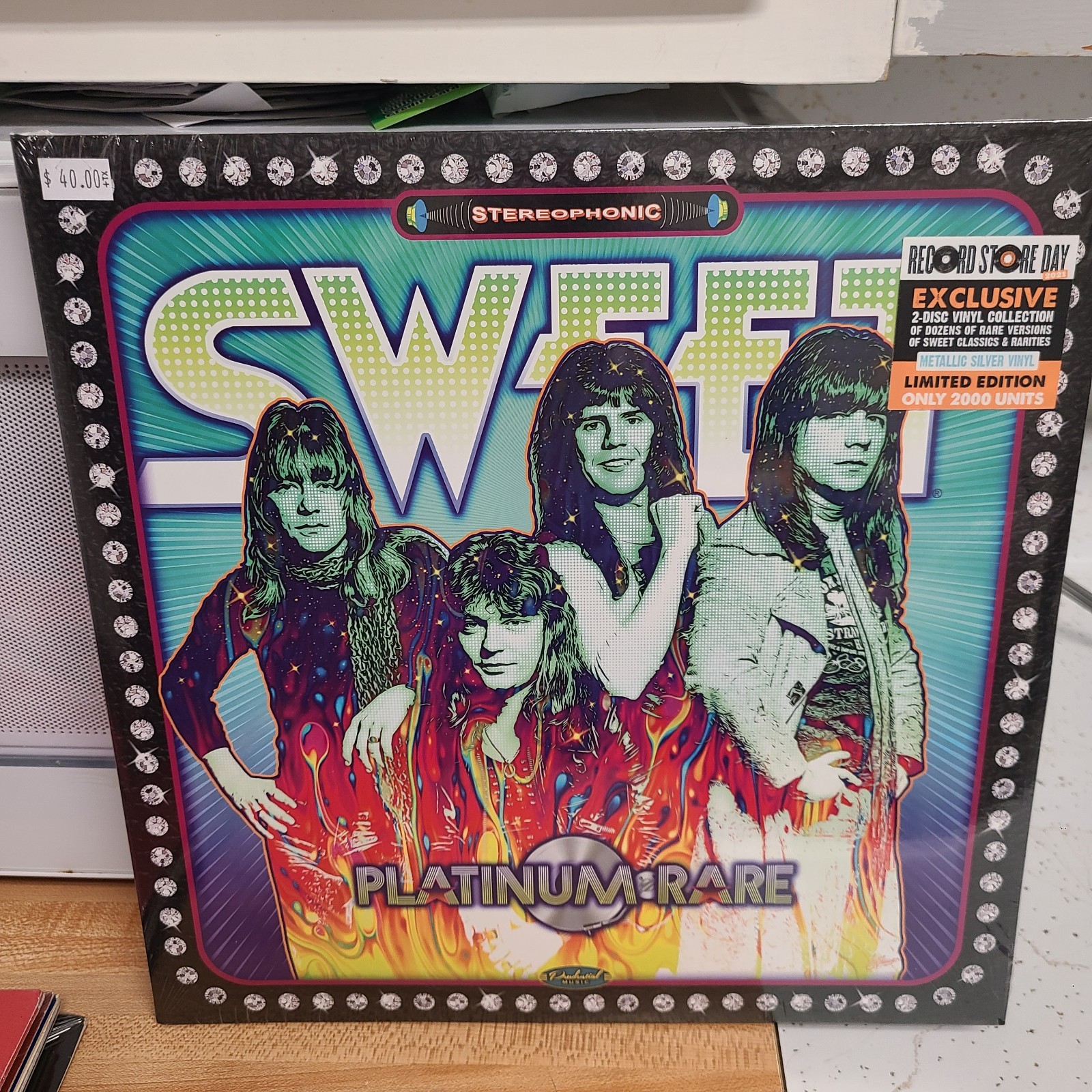 Sweet Platinum 2xlp Set 12″ Metallic Silver Vinyl RSD 2021 Sealed
