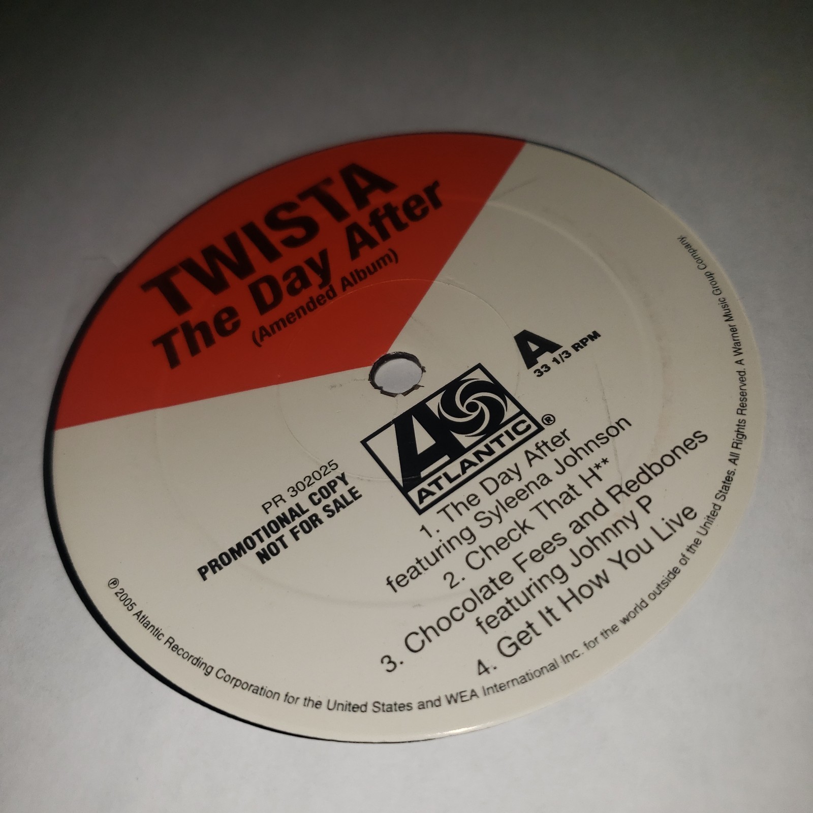 Twista The Day After – Great Condition Clean / Radio Promo 2 LP 12” Vinyl