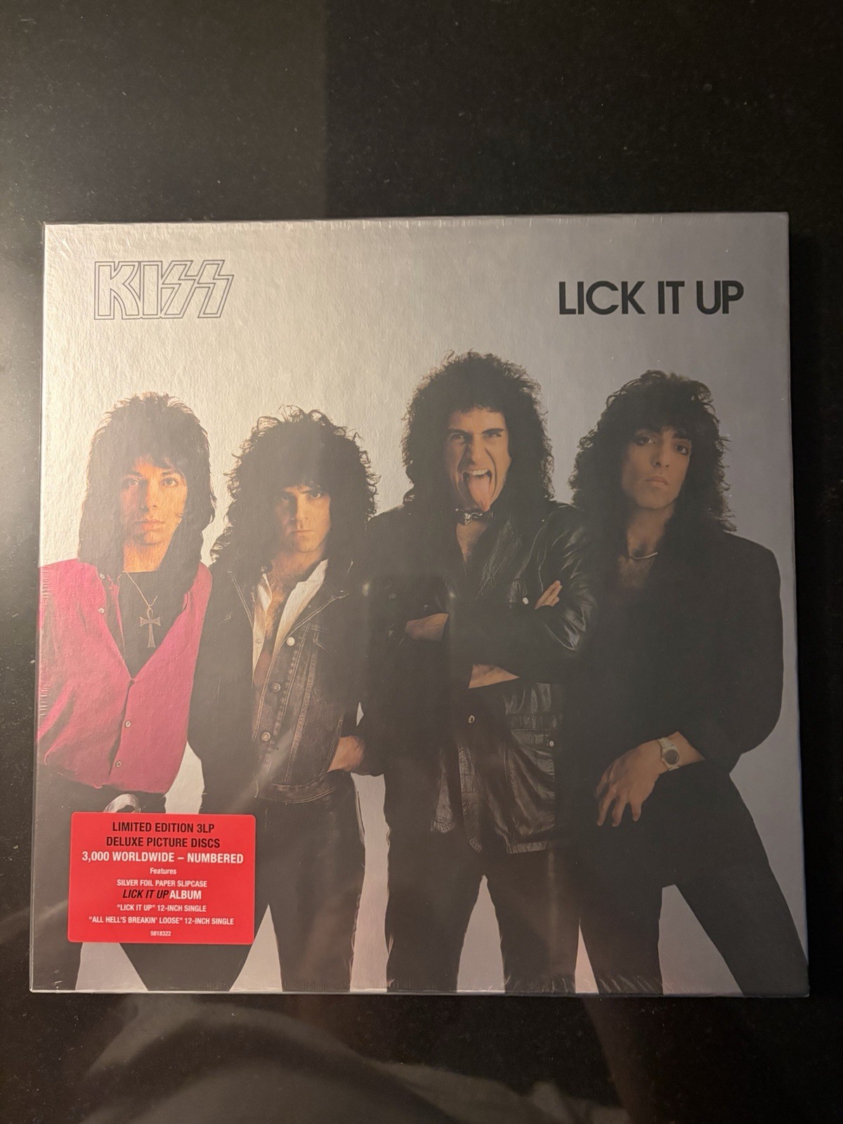 Kiss Lick It Up 40th Anniversary Picture Disc 3 LP Box Set Mercury Sealed