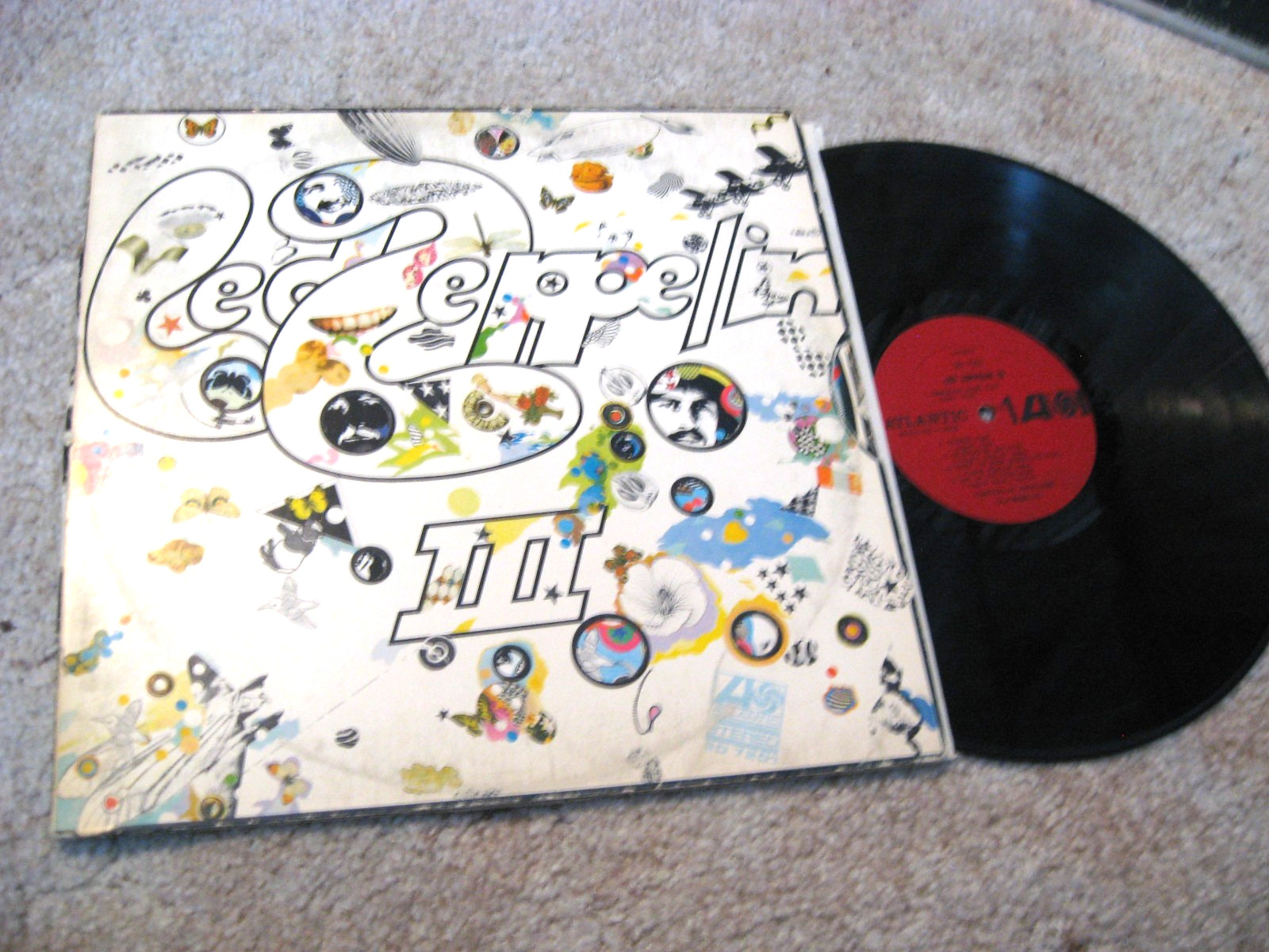 Led Zeppelin/ Led Zeppelin III/ Atlantic/ 1970/ Canada/ Red label/ Wheel