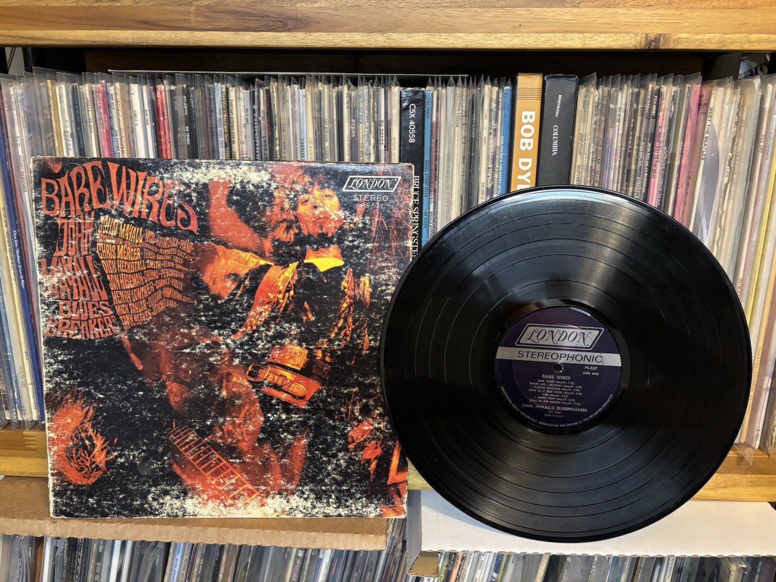 John Mayall Bare Wires London LP Stereo 12″ Vinyl Record Blues Rock