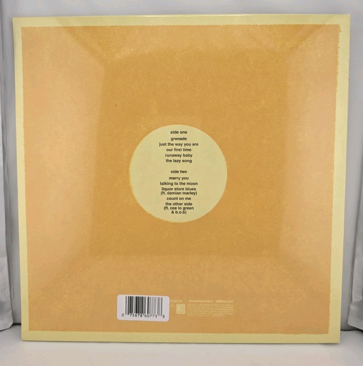 Bruno Mars 2020 Yellow Vinyl LP Record NEW – Doo-Wops & Hooligans sealed