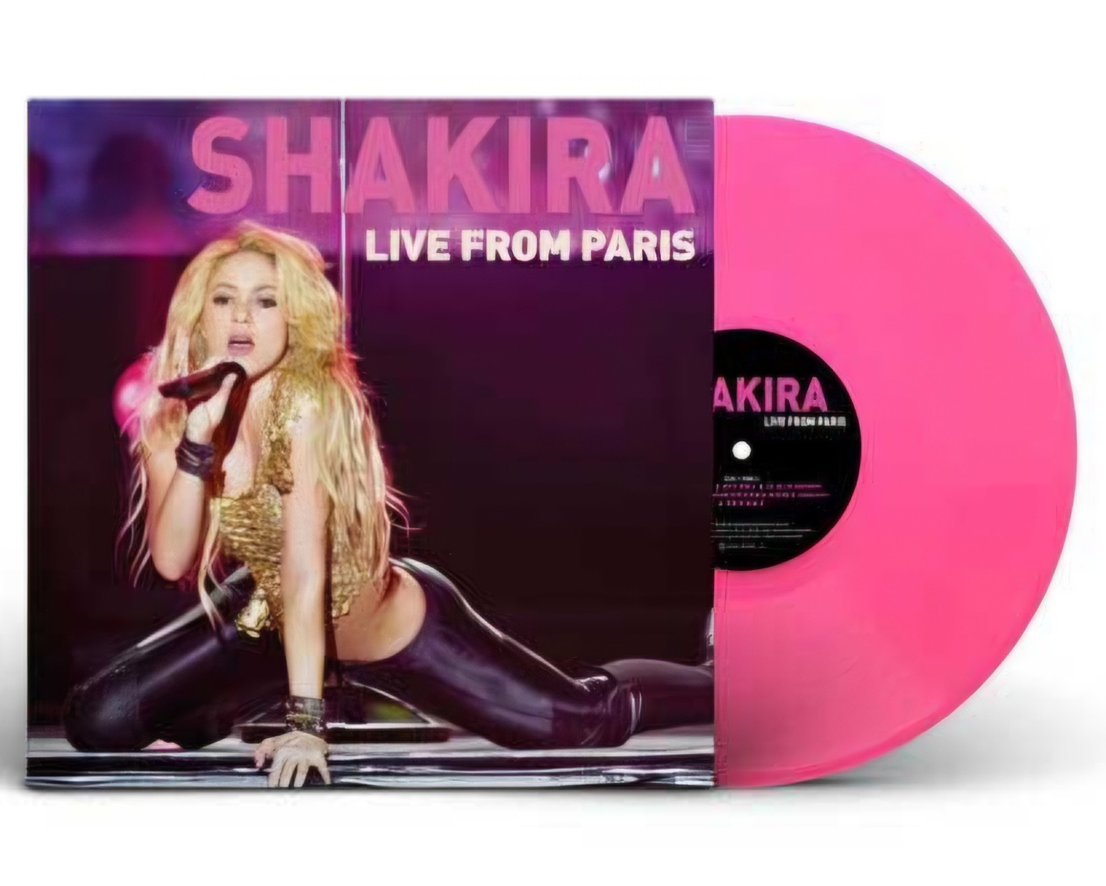 SHAKIRA Live From Paris 2025 RSD Limited Edition 2LP PINK NEON Color Vinyl NEW
