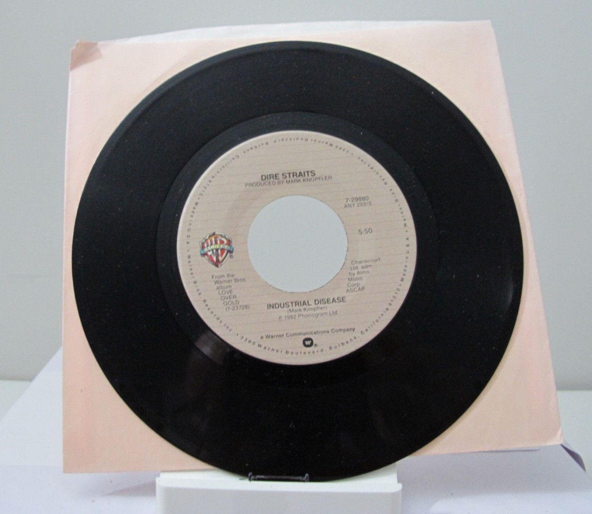 45 RECORD – DIRE STRAITS – INDUSTRIAL DISEASE