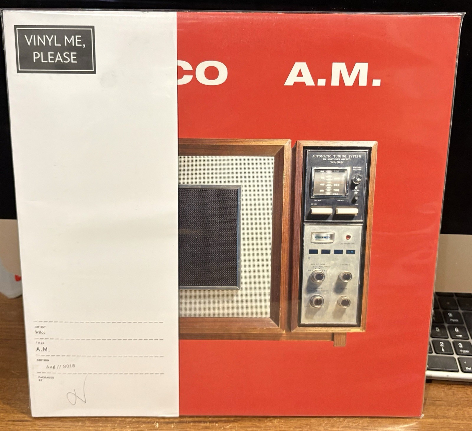 WILCO A.M. LP Nonesuch Records ORANGE VINYL Gatefold +RED VINYL Sire VG am