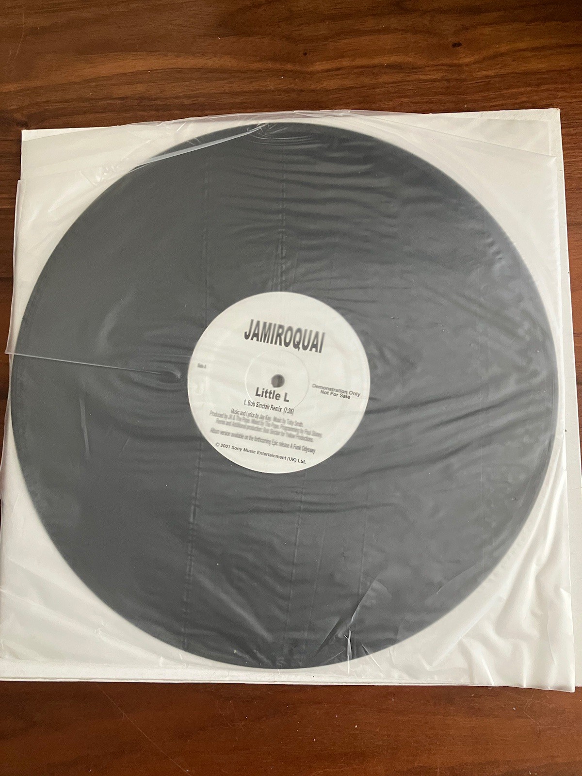 Jamiroquai Little L 12″ Promo Vinyl Bob Sinclair Remix 2001 Untested Pls Read