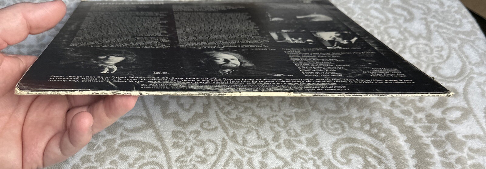 Johnny Winter Self Titled Columbia 2 Eye’s CS 9826 Stereo 360 Sound VG ++ 1969