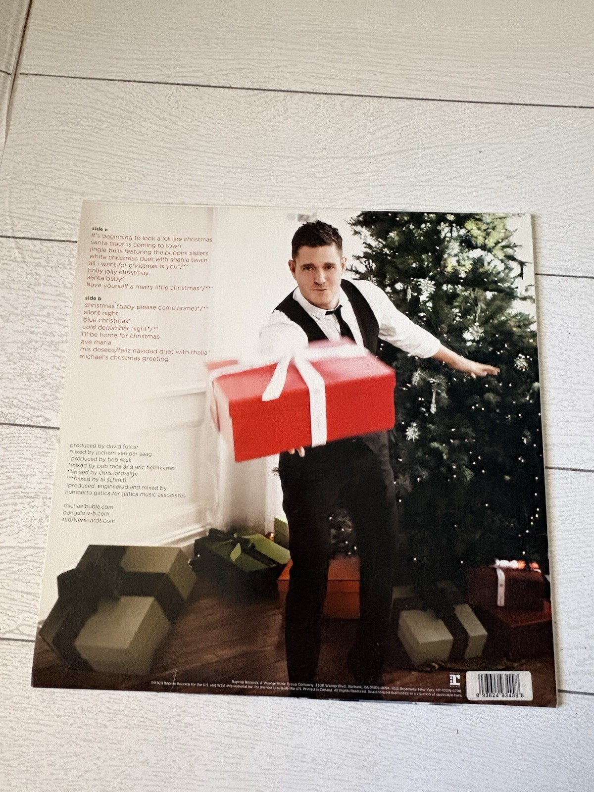 Michael Bublé Christmas LP Reprise 2011 Red Colored Vinyl 12″ 33 RPM Stereo