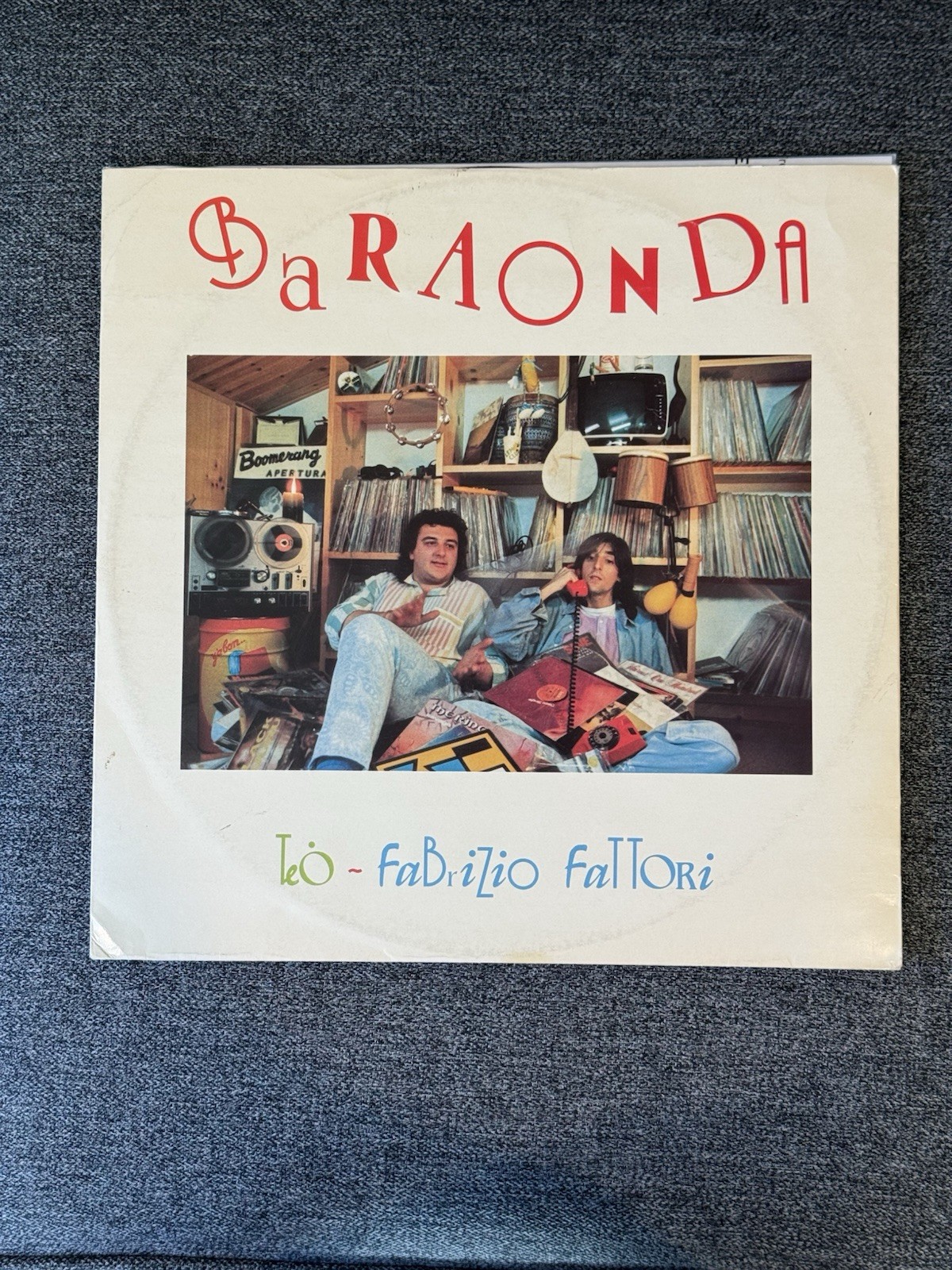 Italo Disco Afro Cosmic Fabrizio Fattori Teo Baraonda 12” Single
