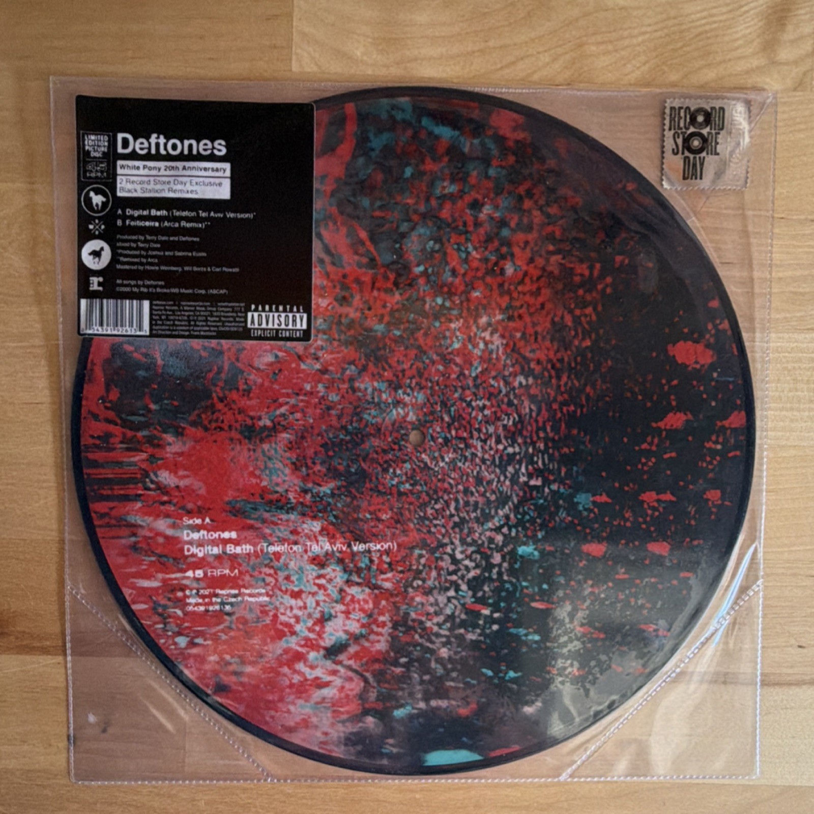 Deftones Digital Bath/Feiticeira Picture Disc Vinyl 12″ 45RPM RSD 2021 Reprise