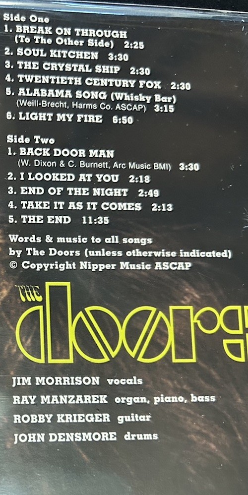 The Doors DEBUT Audiophile MONO 180g Vinyl 2009 Remastered Sealed NEW MINT!