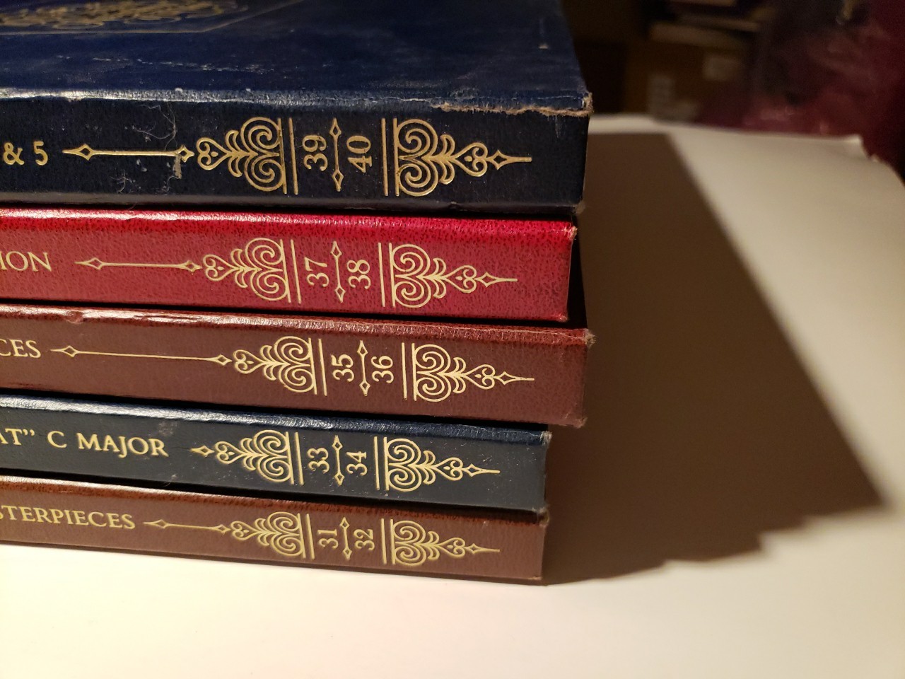 Lot Of 5 -2 LP Box Sets 100 Greatest Recordings Of All Time #’s 31-40 Red Vinyl