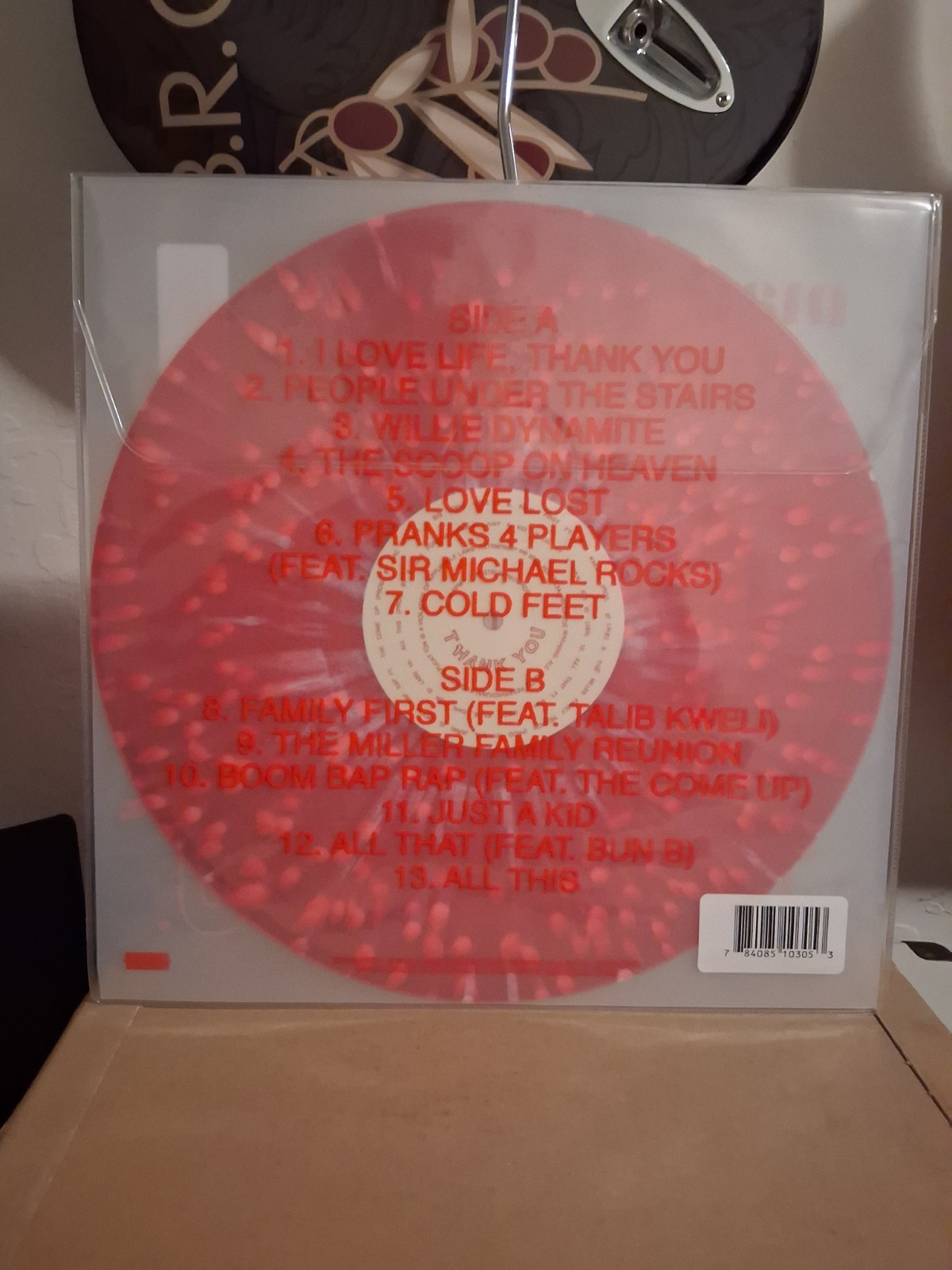 Mac Miller I Love Life, Thank You Exclusive Red and White Splatter Vinyl LP