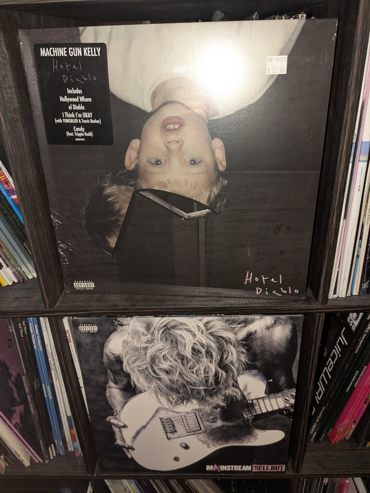 2 ALBUM LOT Machine Gun Kelly HOTEL DIABLO + MAINSTREAM SELLOUT Vinyl LP NEW!!