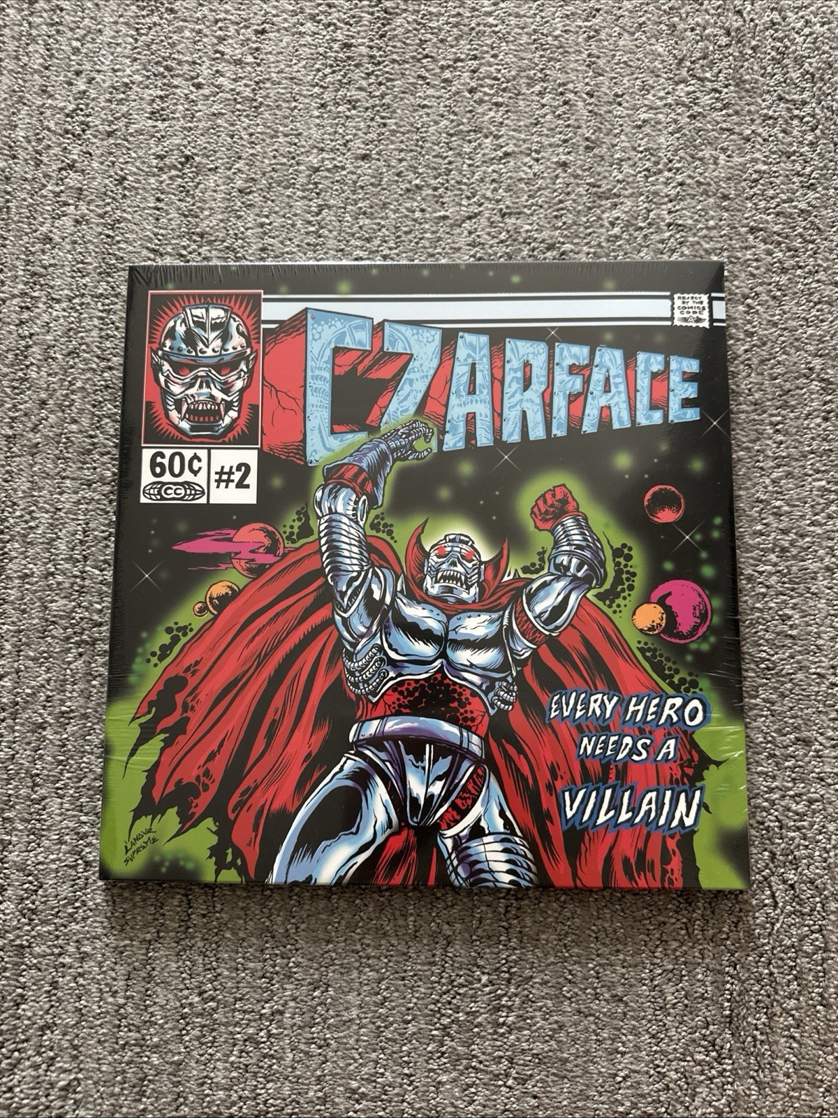 Czarface – Every Hero Needs A Villain LP Cyan/Blue Splatter LTD/250 Sealed!