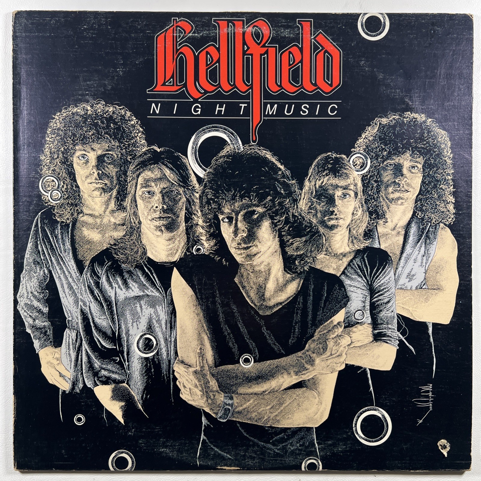 Hellfield – Nightmusic LP Epic PEC 80028 EX 1979 Canada Caroline Crazy