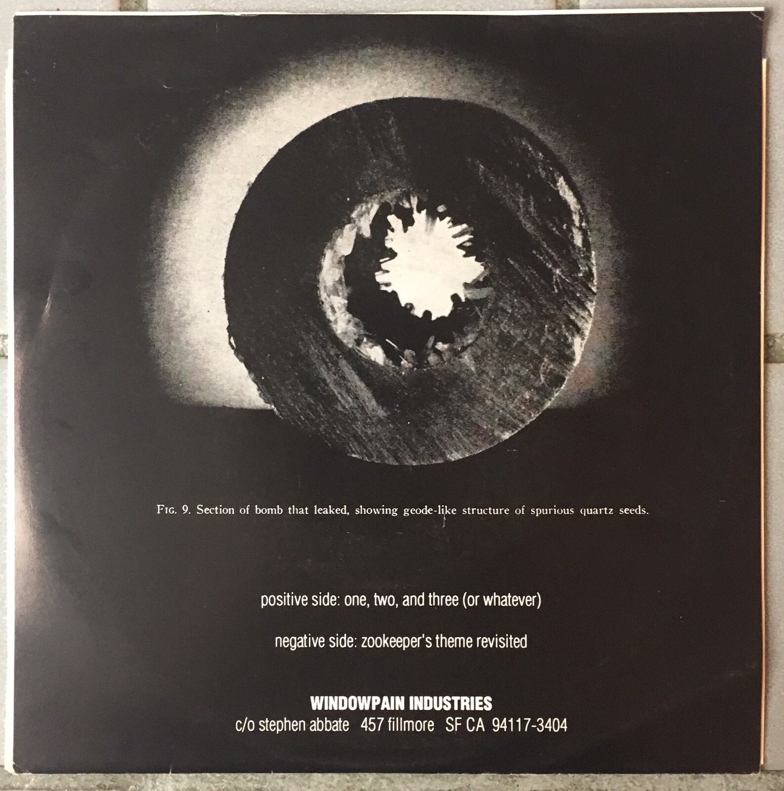 Windowpain Industries First Transmission Since The Collapse 7” Clear Vinyl