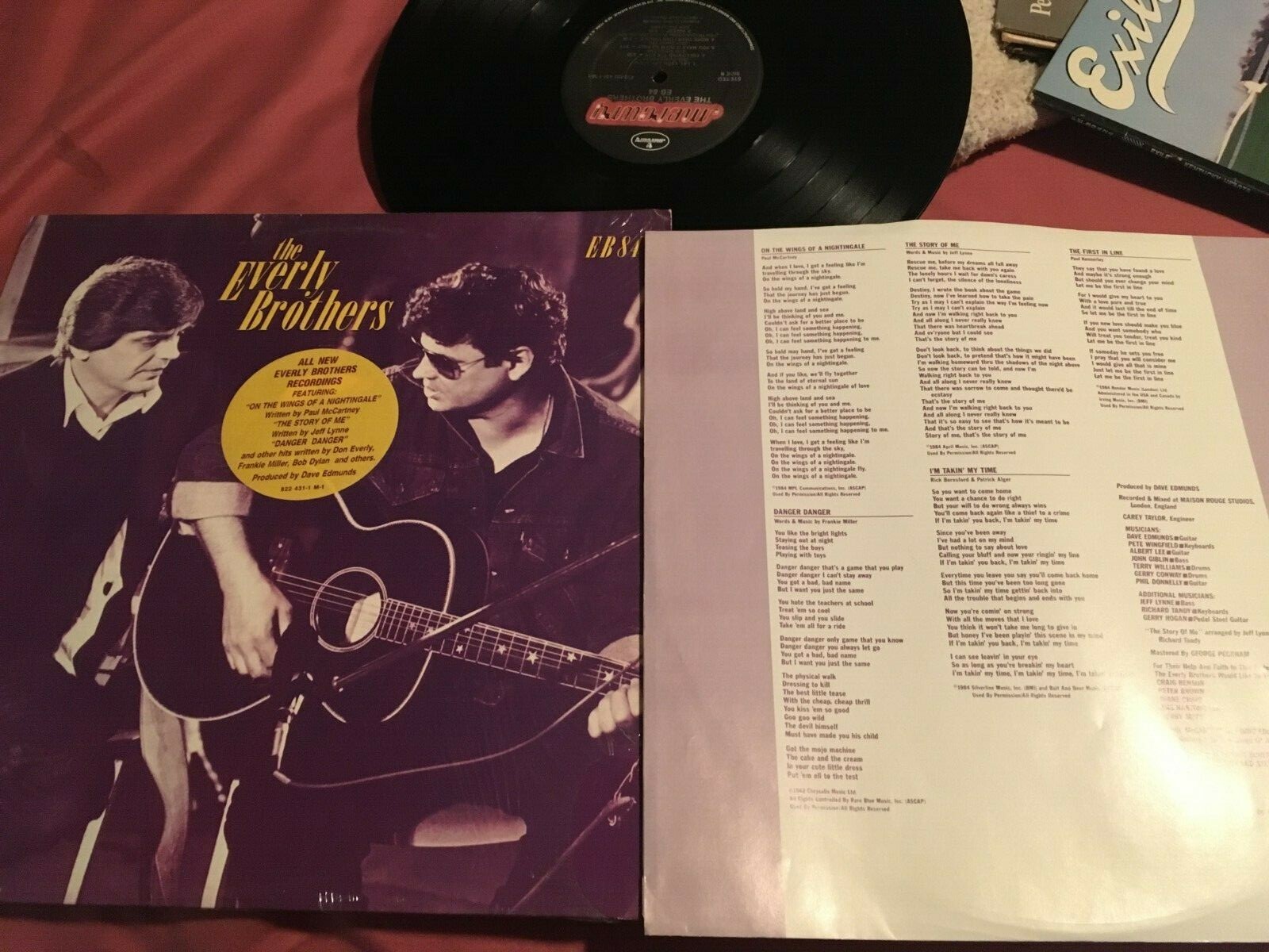 The EVERLY BROTHERS EB84 Paul McCartney LP Jeff Lynne
