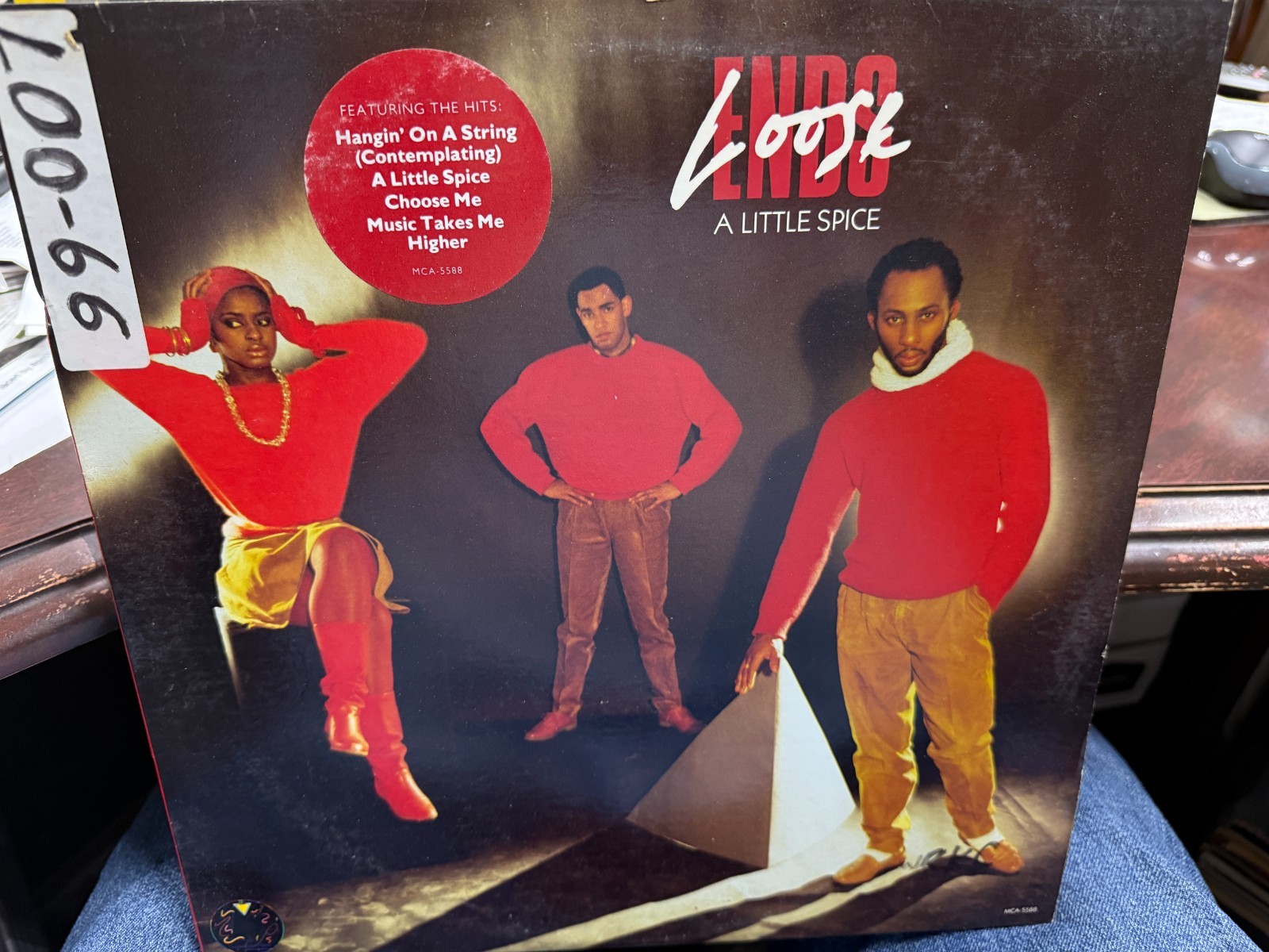 Loose Ends A Little Spice LP 1985 mca 5588 Electro Soul DJ PROMO HYPE EX