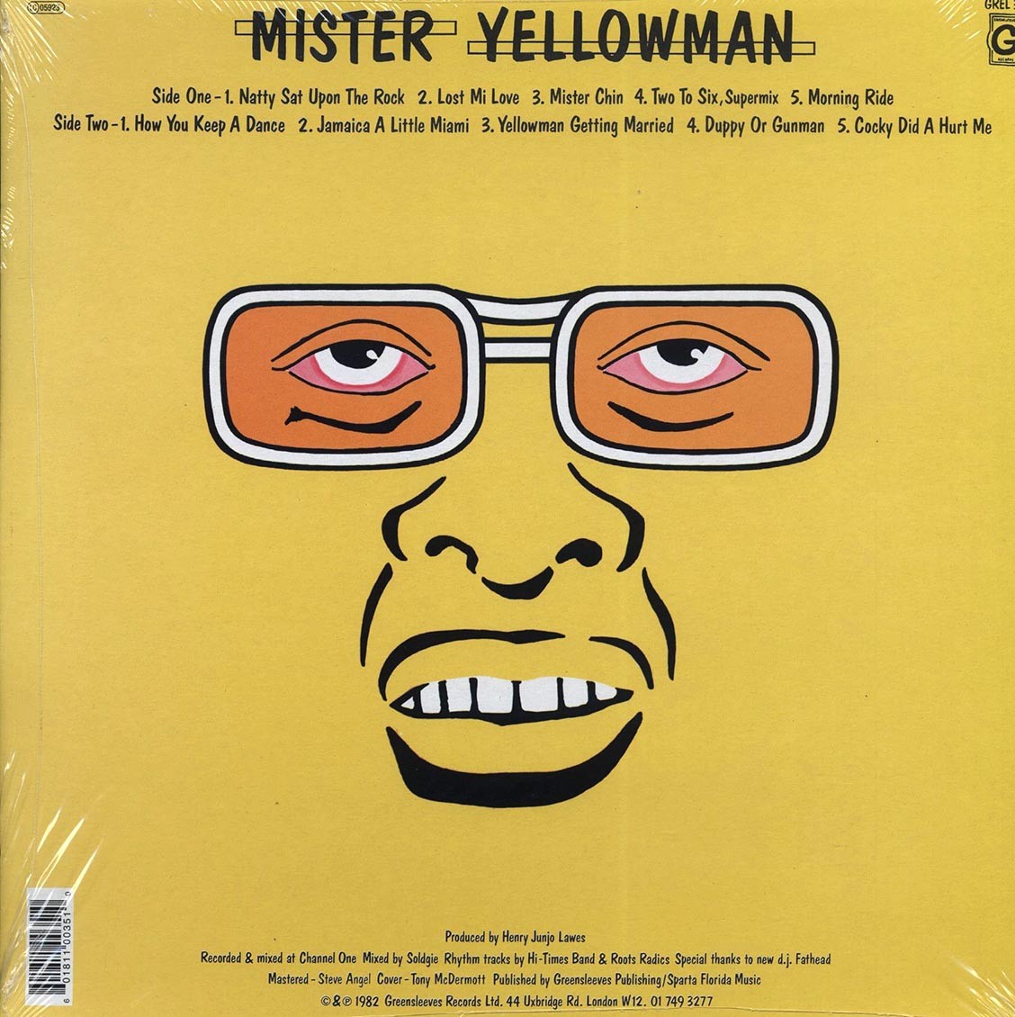 VINYL Yellowman – Mister Yellowman