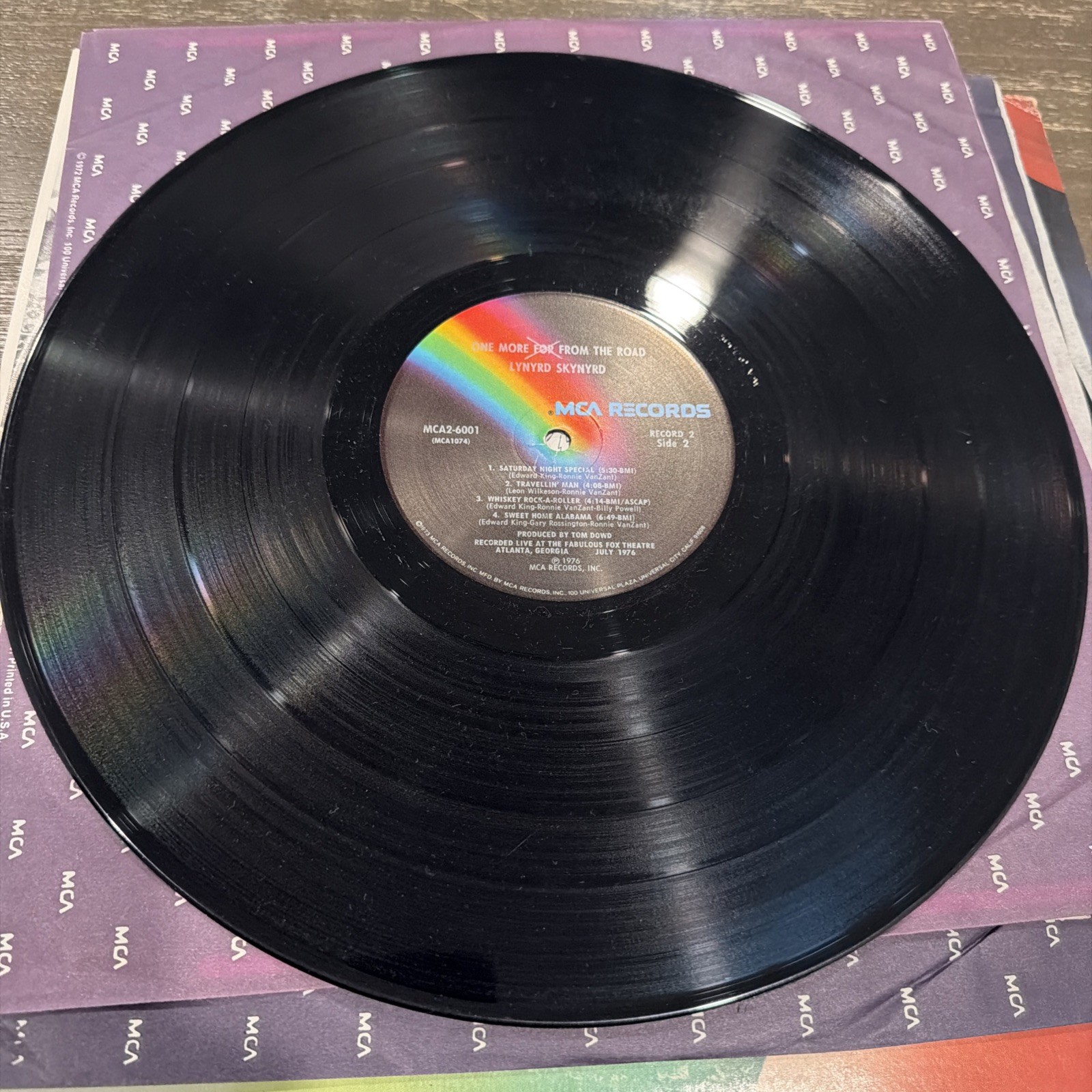 LYNYRD SKYNYRD “One More From The Road” 2LP 1976 MCA [Pinckneyville Press] VG+