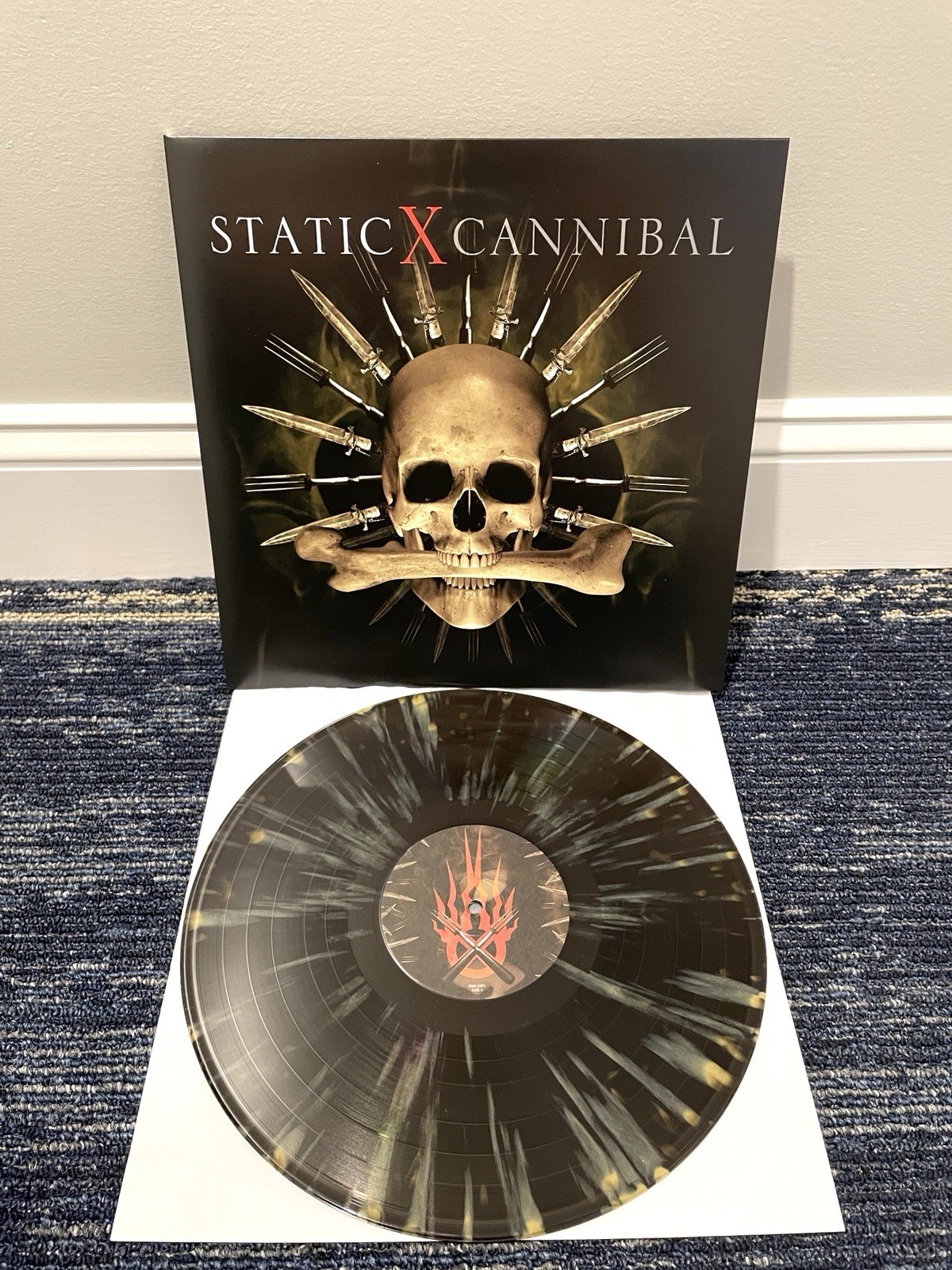 STATIC X-Cannibal LP Vinyl Remastered 2026 Black/Gold Splatter Only 300 Copies!