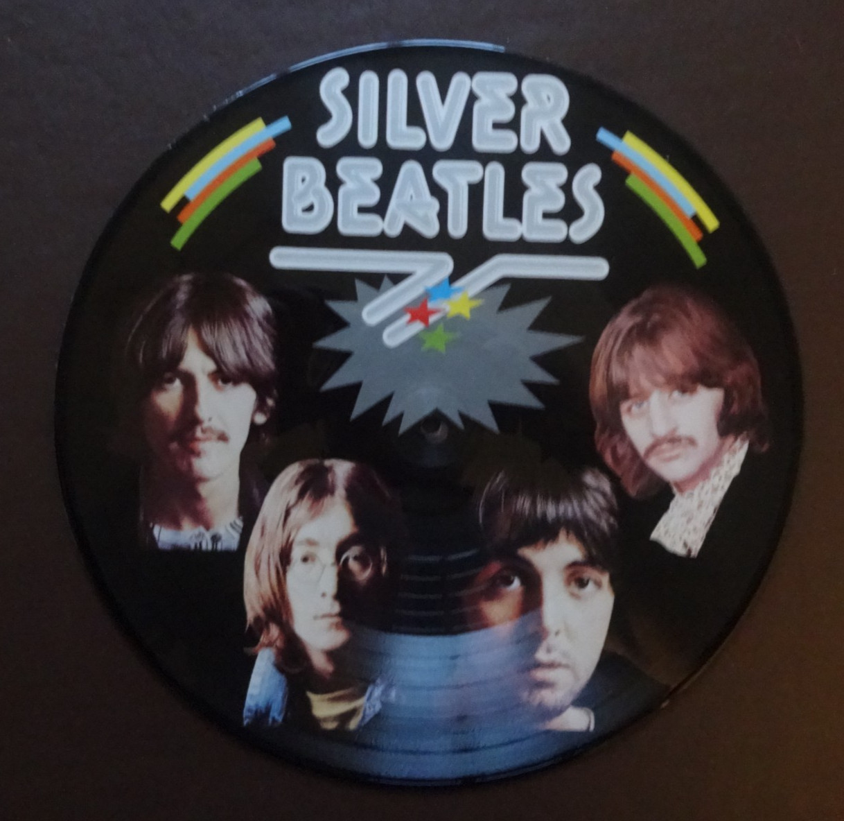 SILVER BEATLES Picture Disc 12″ Vinyl Album 1982 Official Release LP NrMint