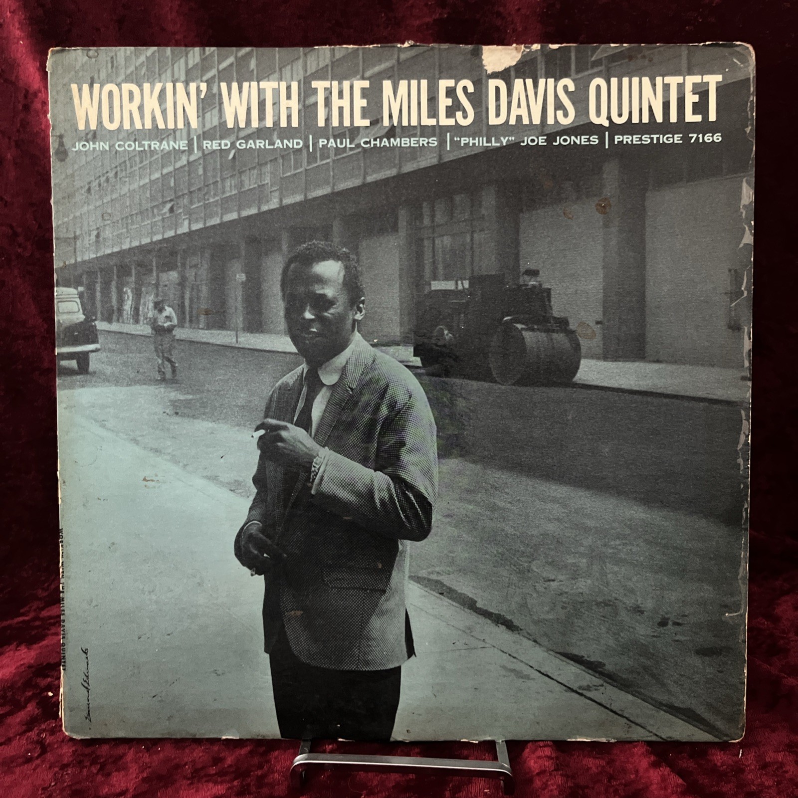 MILES DAVIS QUINTET Workin’ MONO LP Used! 1959 Prestige PRLP 7166 DG RVG NJ Y&B