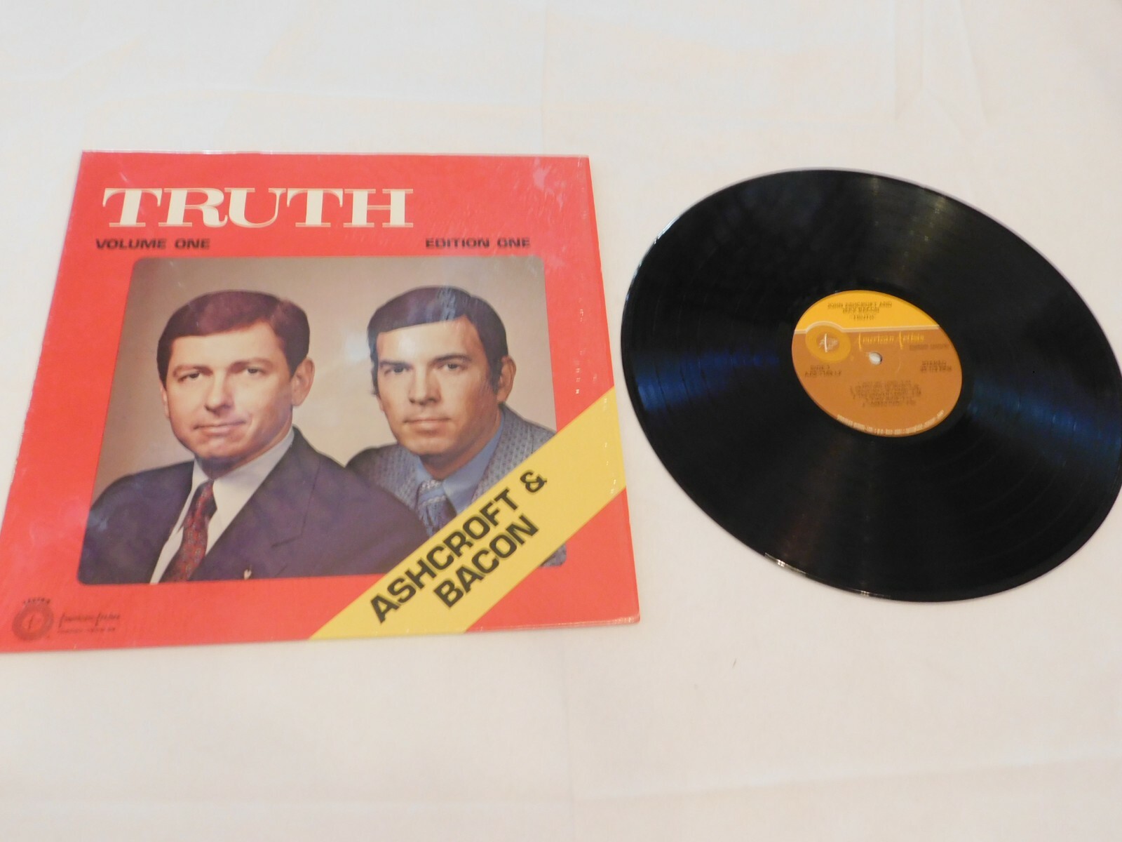 Truth by Ashcroft & Bacon Volume One Edition One American Atrist LP Album Record