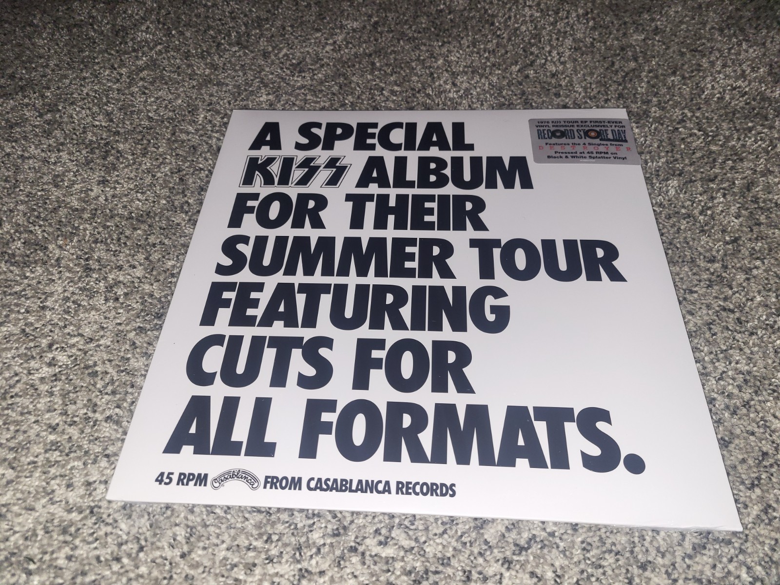 KISS A Special KISS Tour LP Splatter Vinyl RSD 2026 Record Store Day Vinyl NEW