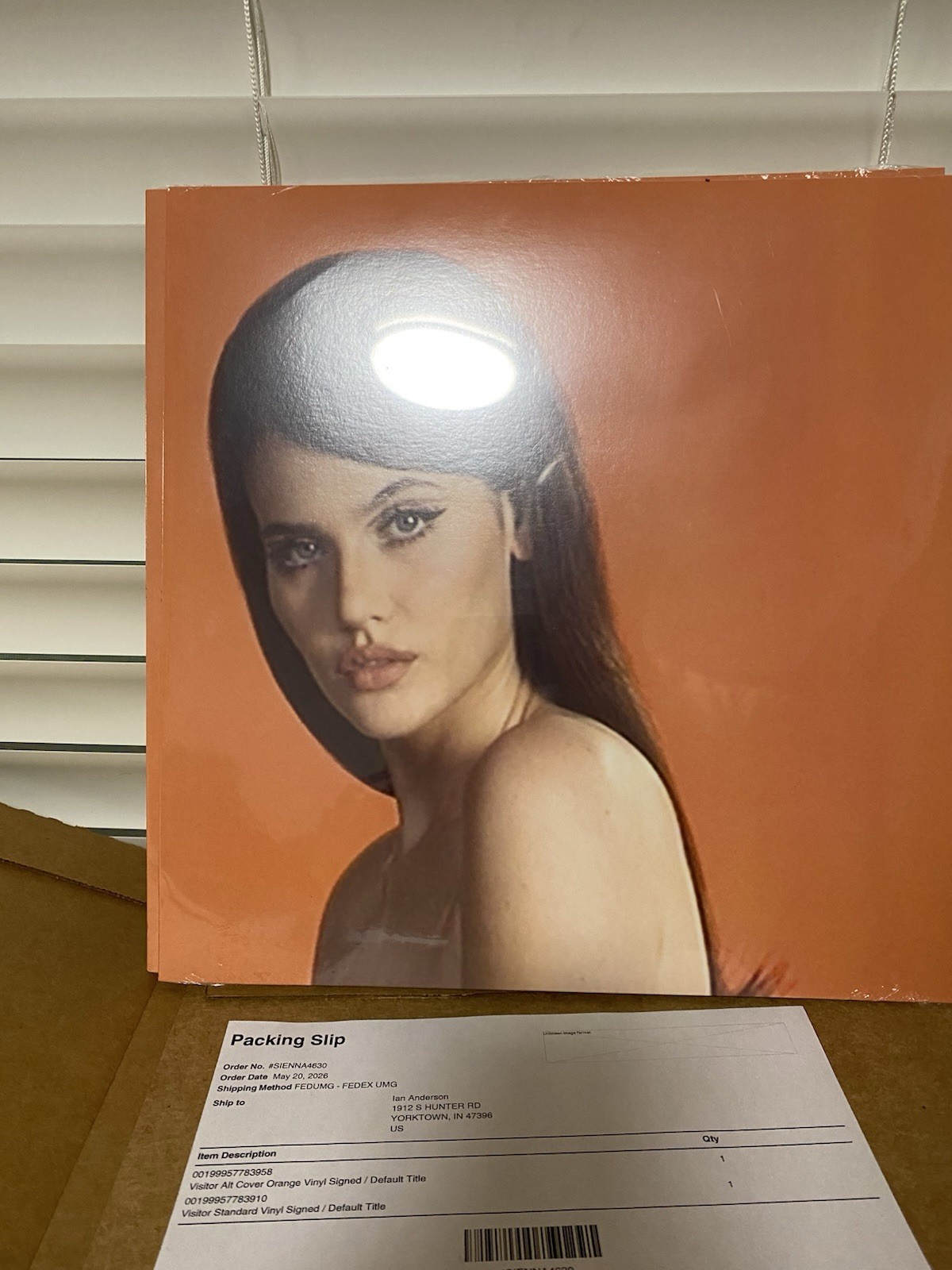 Sienna Spiro Signed Visitor Alternate cover LP Sealed Limited Edition