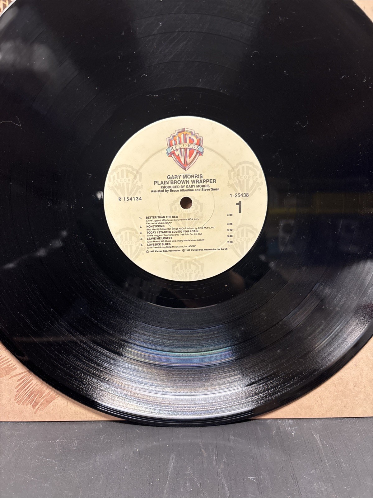 Gary Morris – Plain Brown Paper – Vinyl Record LP – “dd”