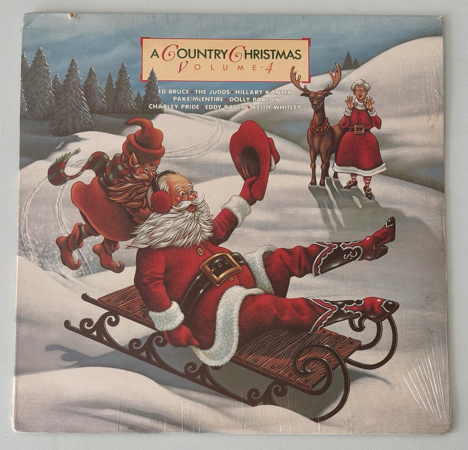 Various – A Country Christmas Volume 4 – Still Sealed Vinyl LP – RCA CPL1-7012
