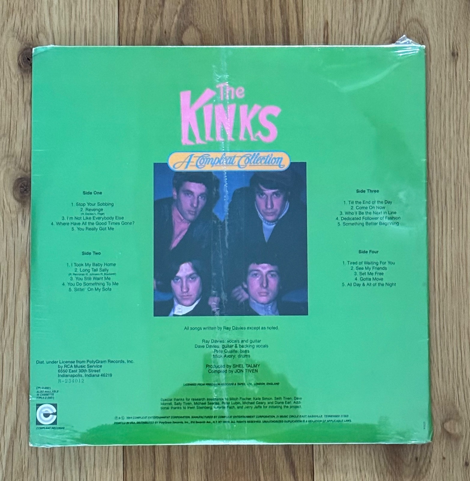 The KINKS – A Compleat Collection SEALED! 1984 release MINT – YOU REALLY GOT ME!