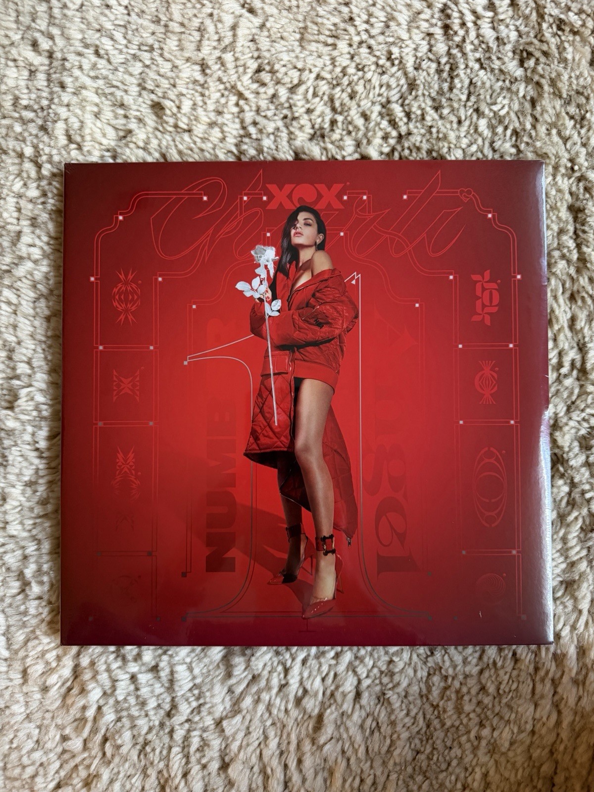CHARLI XCX “Number 1 Angel/Pop 2” Red + Clear Vinyl LPs (original press) SEALED