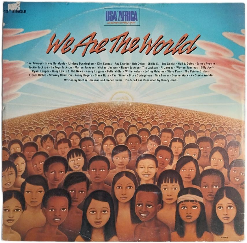 USA For Africa We Are The World 12″ EP (1985) CBS USAIDT1