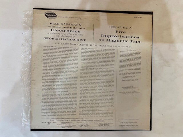 Remi Gassmann-Electronics LP-Westminster-WST 14143