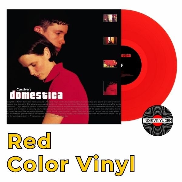 Cursive – Domestica – Transparent Red Color Vinyl Record