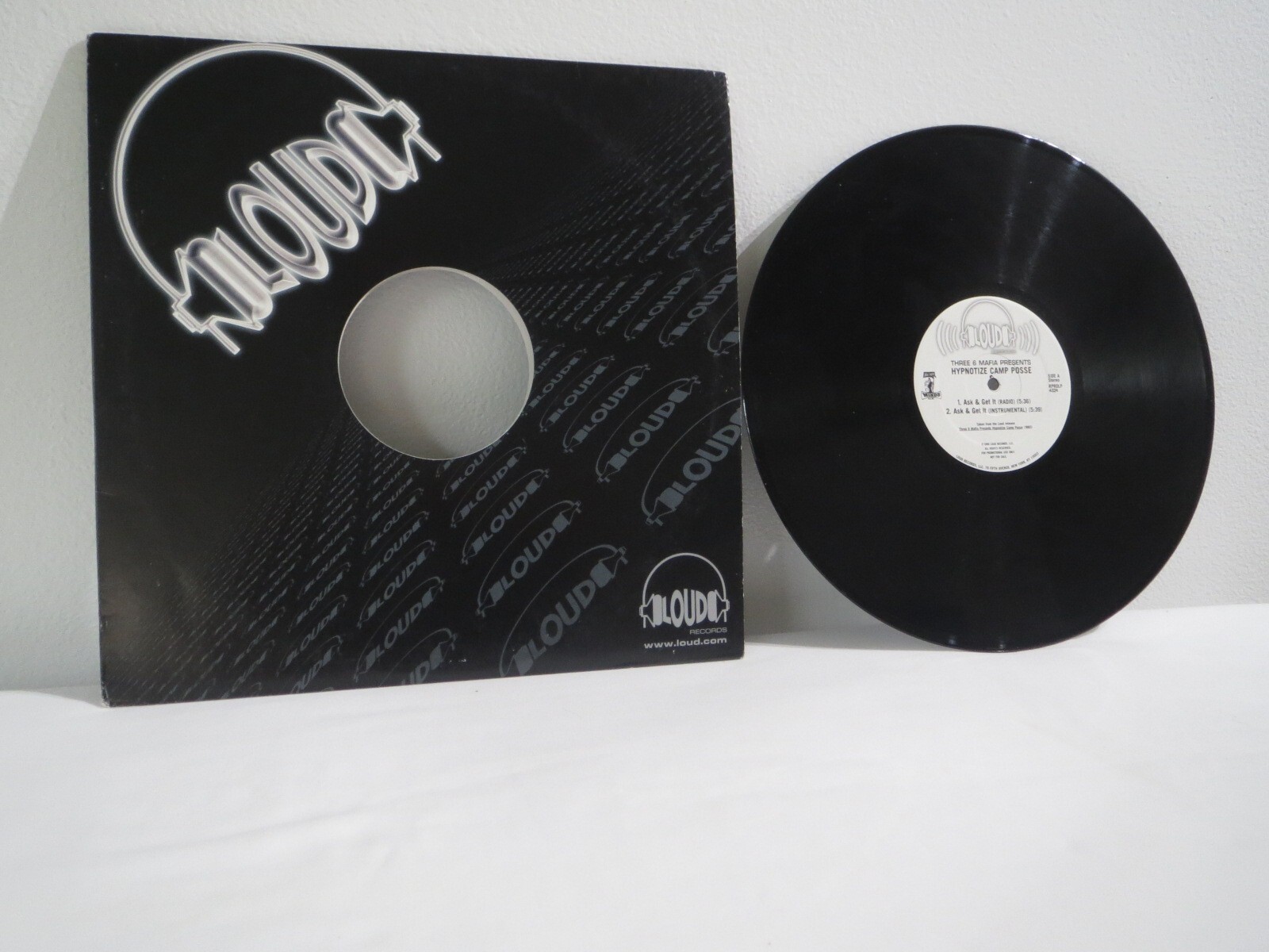 Hypnotize Camp Posse – Ask & Get It – Vinyl 12″ EP Record White Label Promo 1999